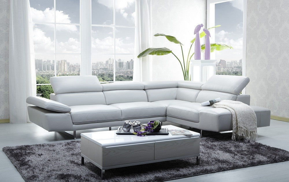 Torino Premium Italian Leather Sectional J&M-1717