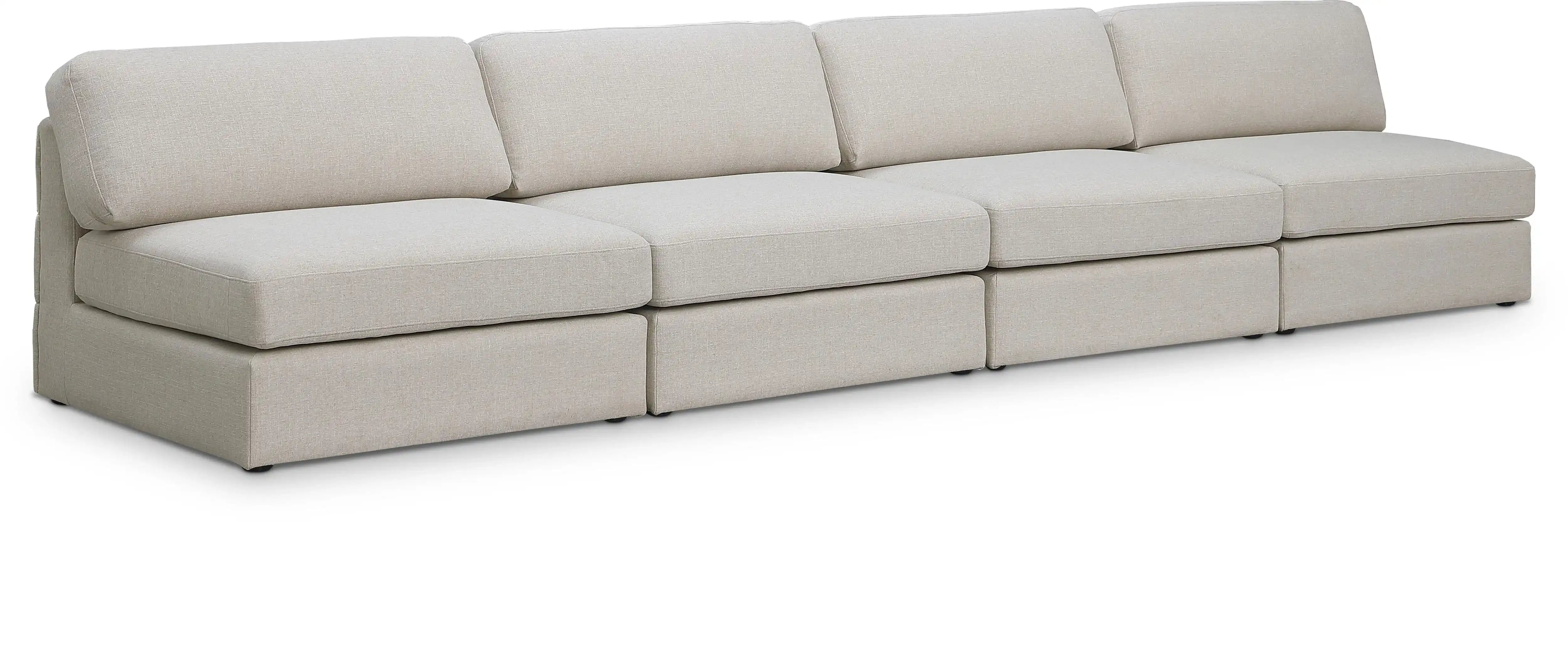 Beckham - Modular 4 Seats Armless Sofa - Best Buy Furniture
