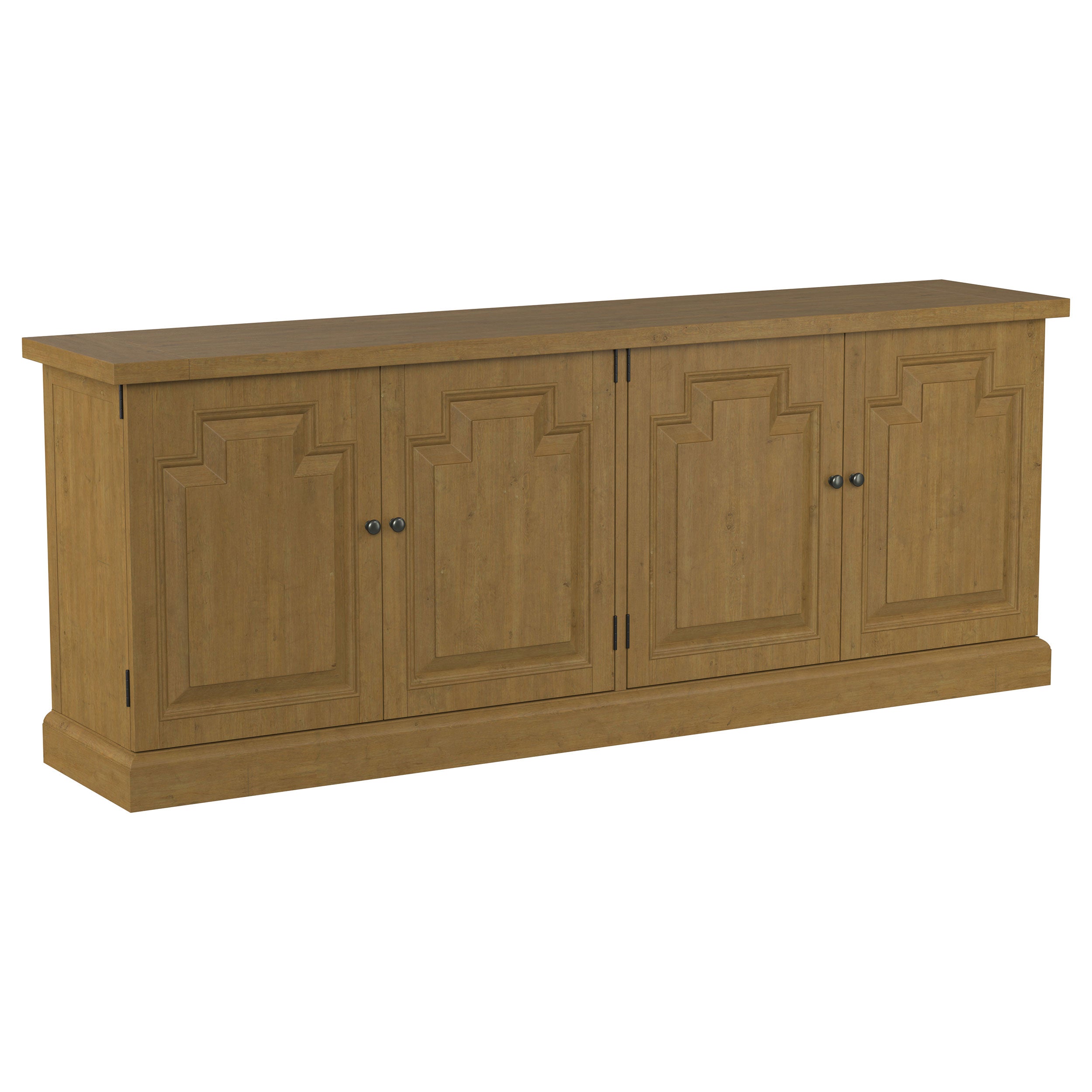 Florence 4-door Dining Sideboard Buffet Cabinet Rustic Honey-CoasterElevations