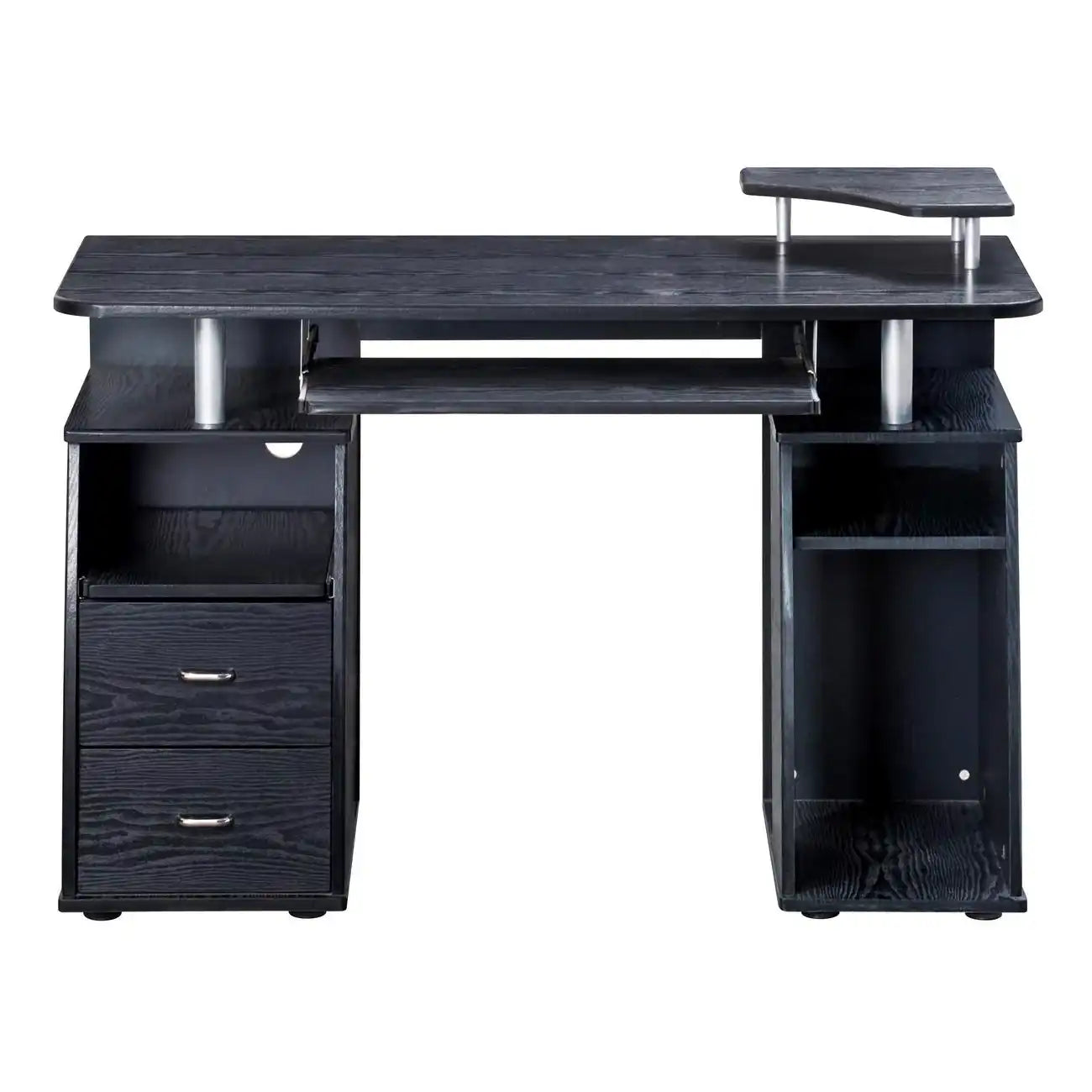 Techni Mobili Complete Computer Workstation Desk With Storage, Espresso - Best Buy Furniture