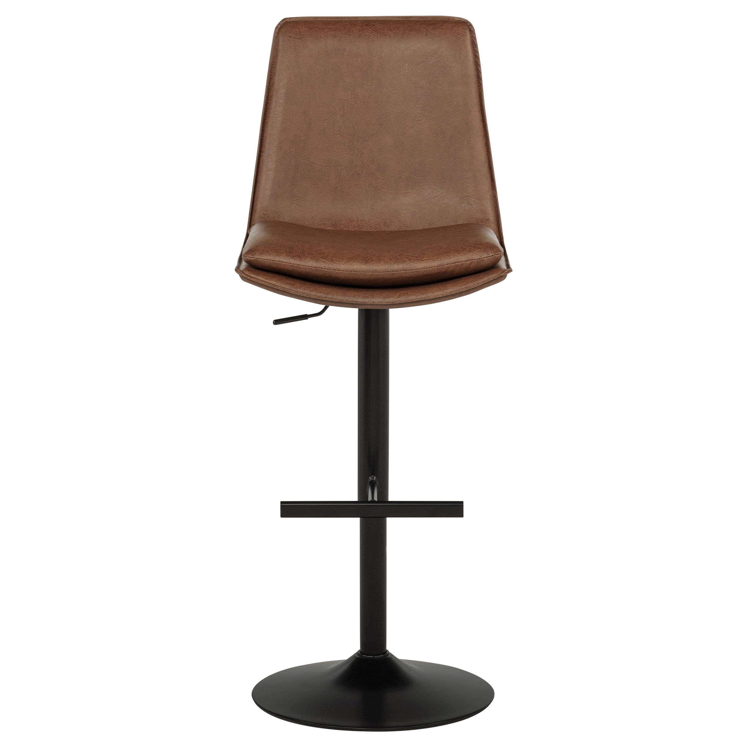 Eldridge Faux Leather Upholstered Adjustable Bar Stool Coffee-
