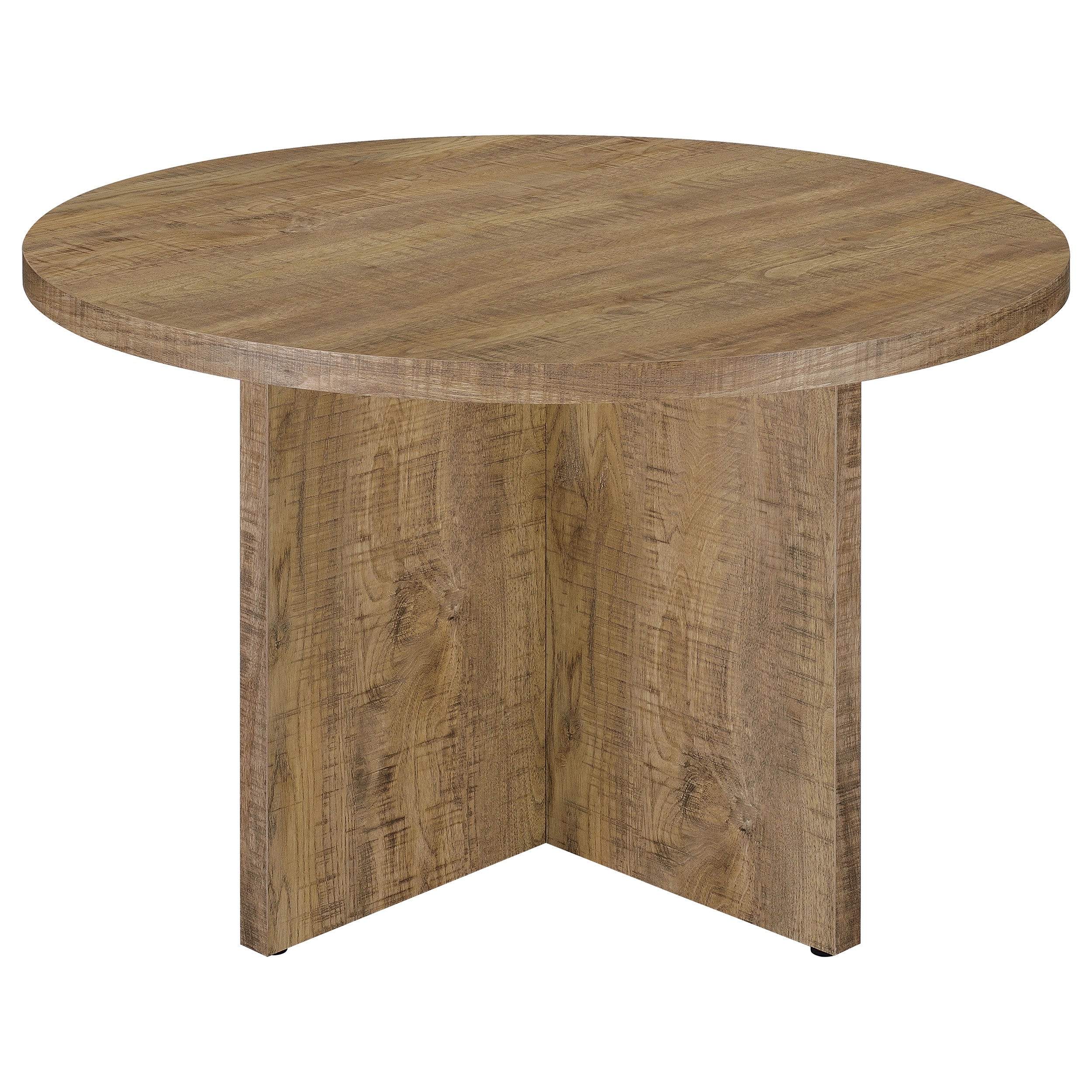 Jamestown Round 47-inch Composite Wood Dining Table Mango-CoasterEveryday