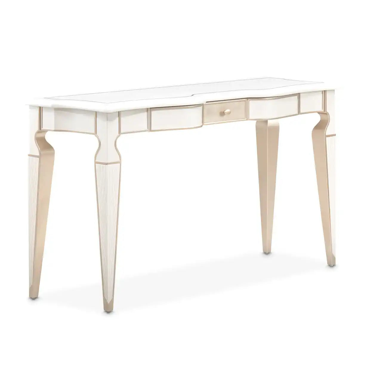 La Marisia - Console Table - Creamy Pearl - Best Buy Furniture