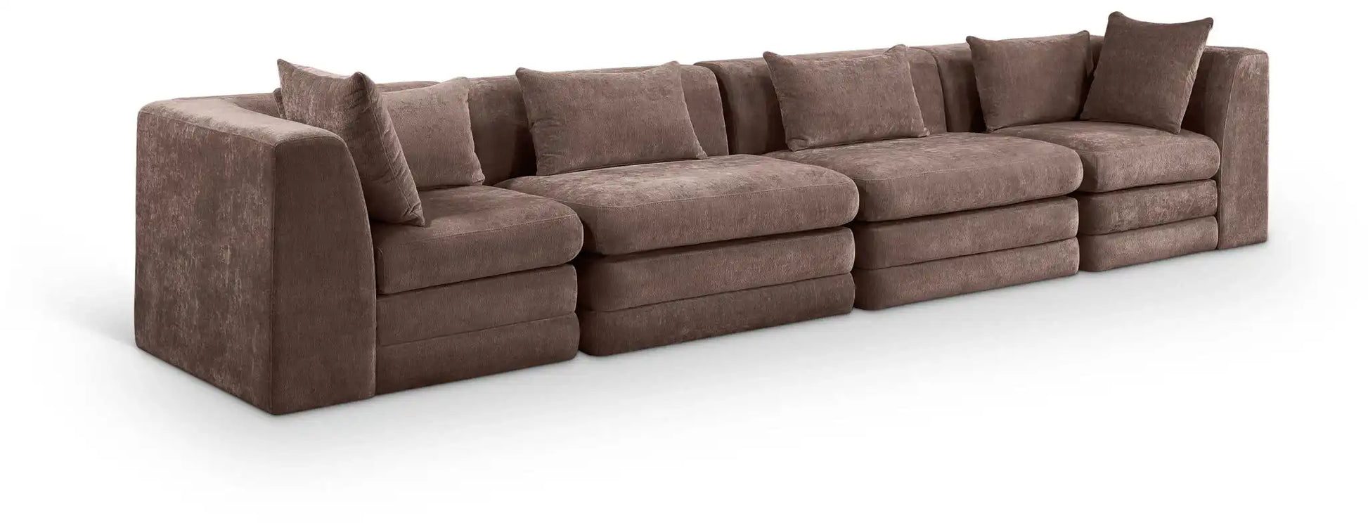 Stellar - 4 Piece Upholstered Modular Sectional - Best Buy Furniture