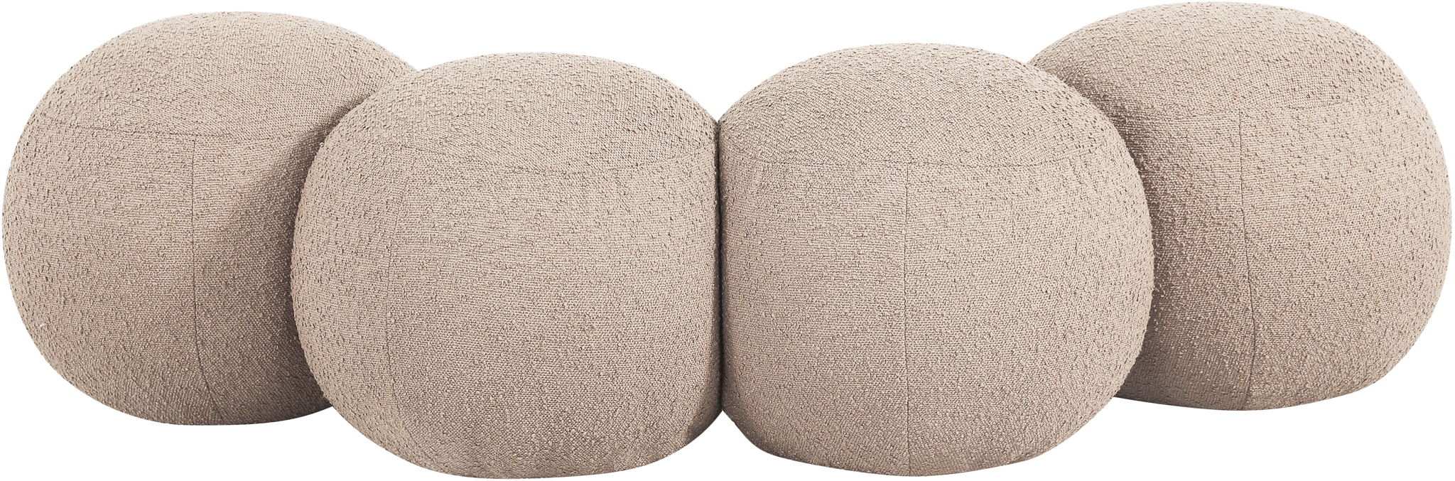 Apollo - Boucle Fabric Bench