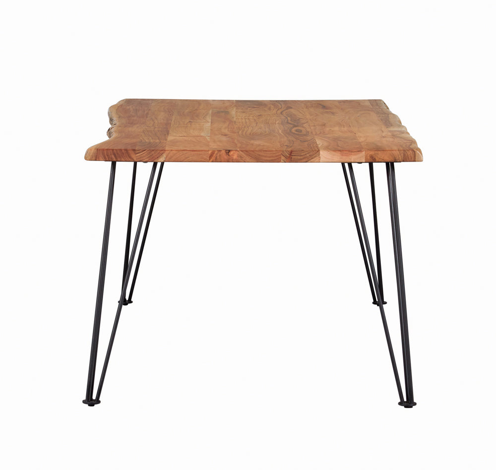 Sherman 71-inch Live Edge Dining Table Natural Acacia-CoasterElevations