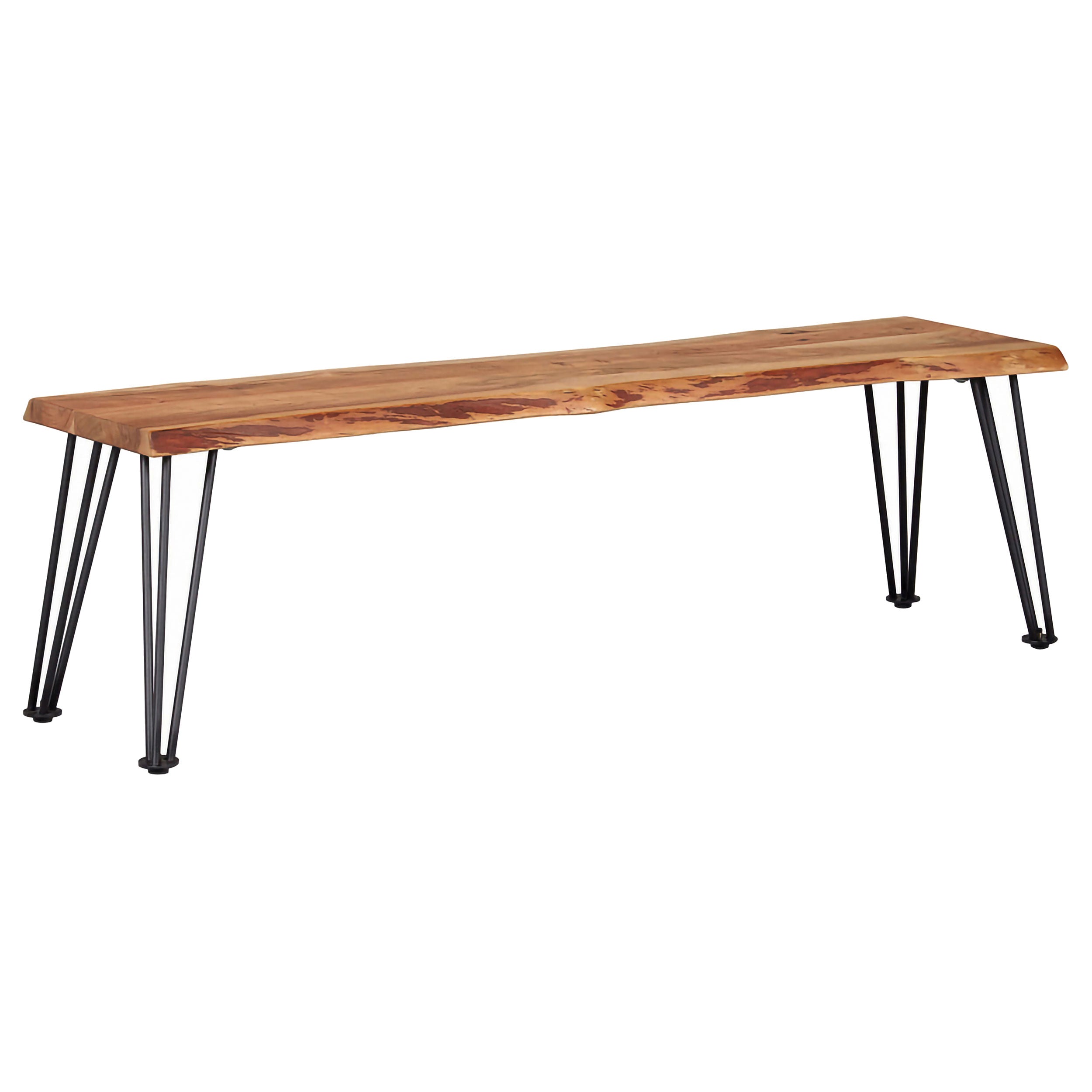 Sherman Wood Dining Bench Natural Acacia-CoasterEssence