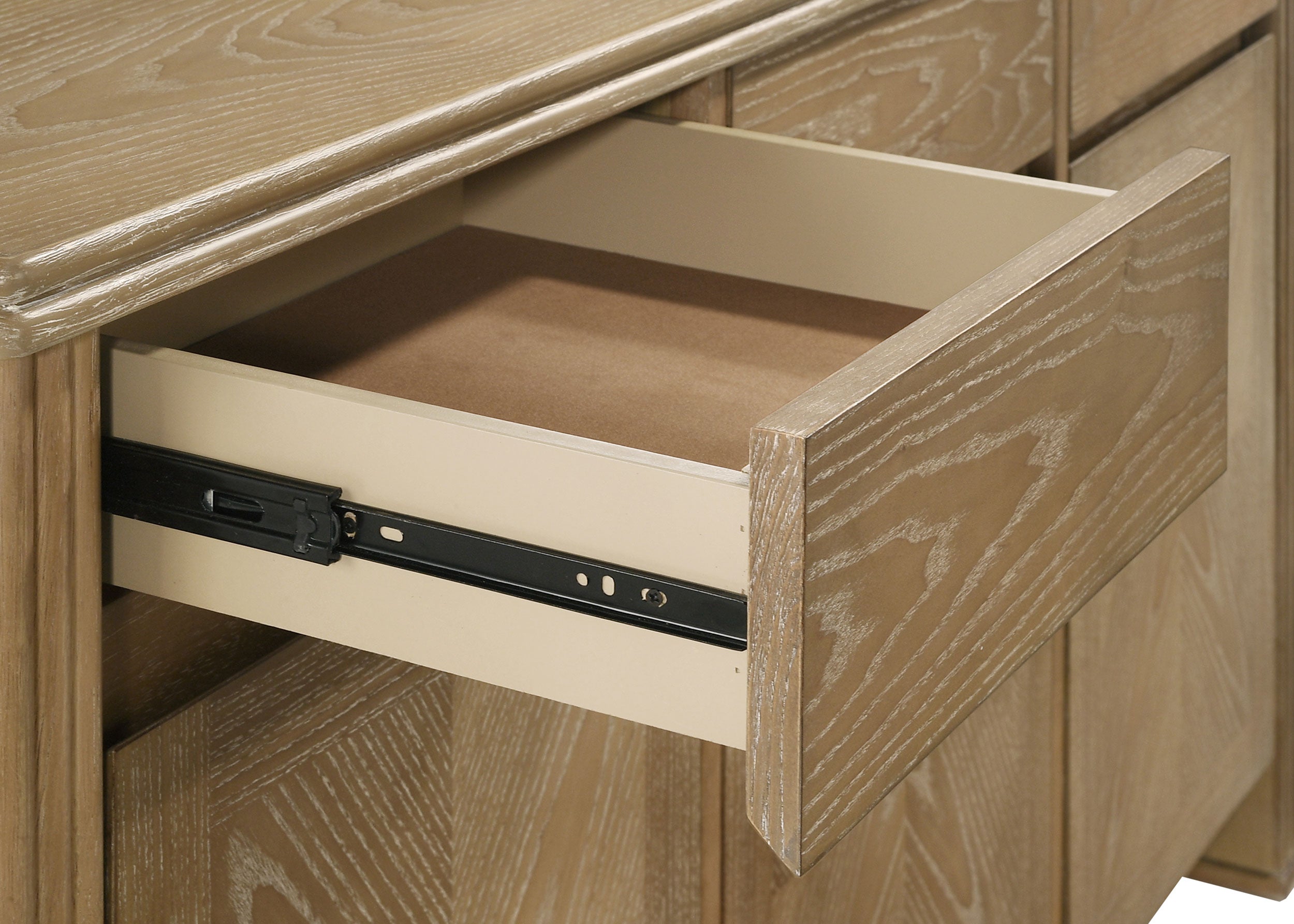 Adina 3-door 59-inch Sideboard Server Distressed Light Brown-