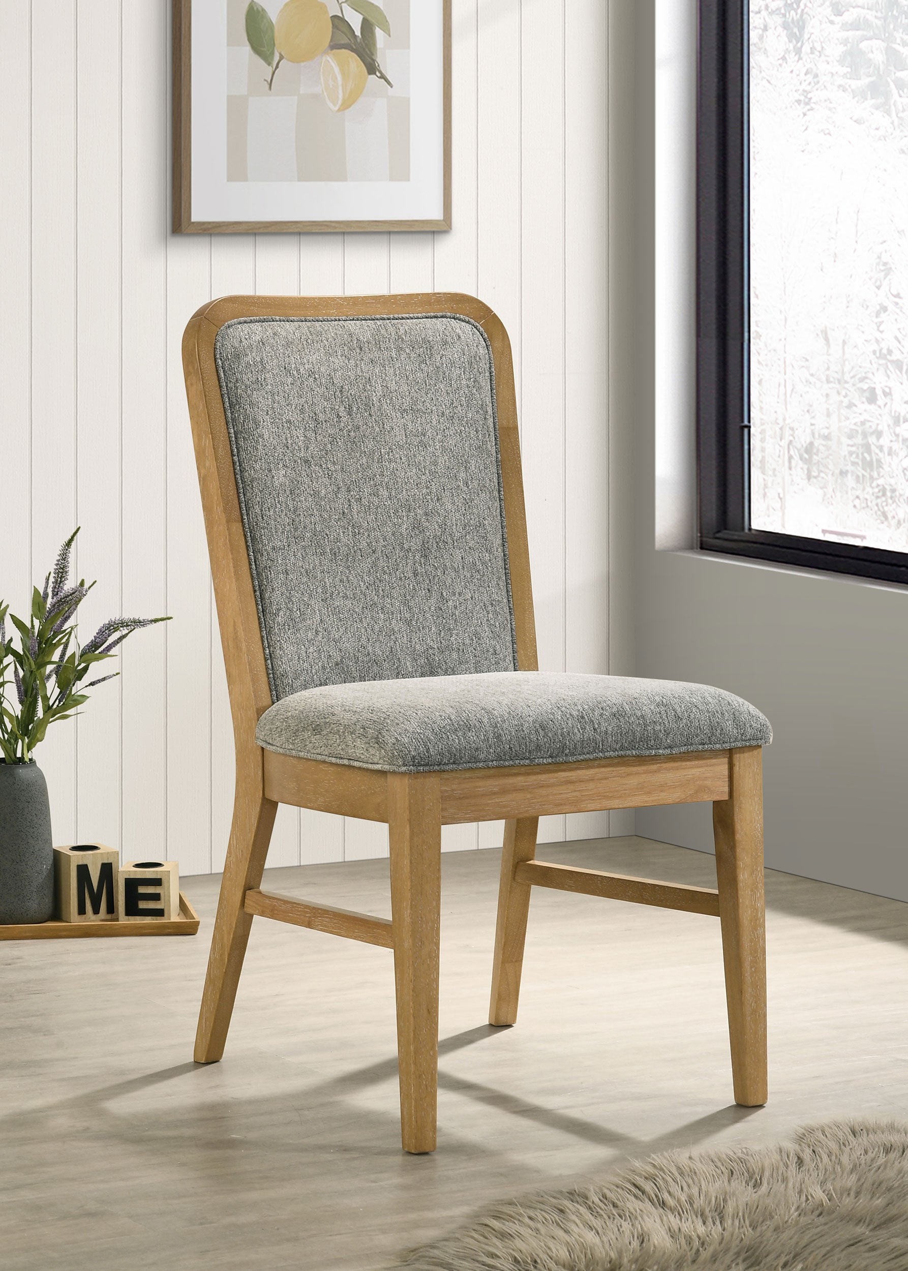 Croyden Dining Side Chair Weathered Natural (Set of 2)-