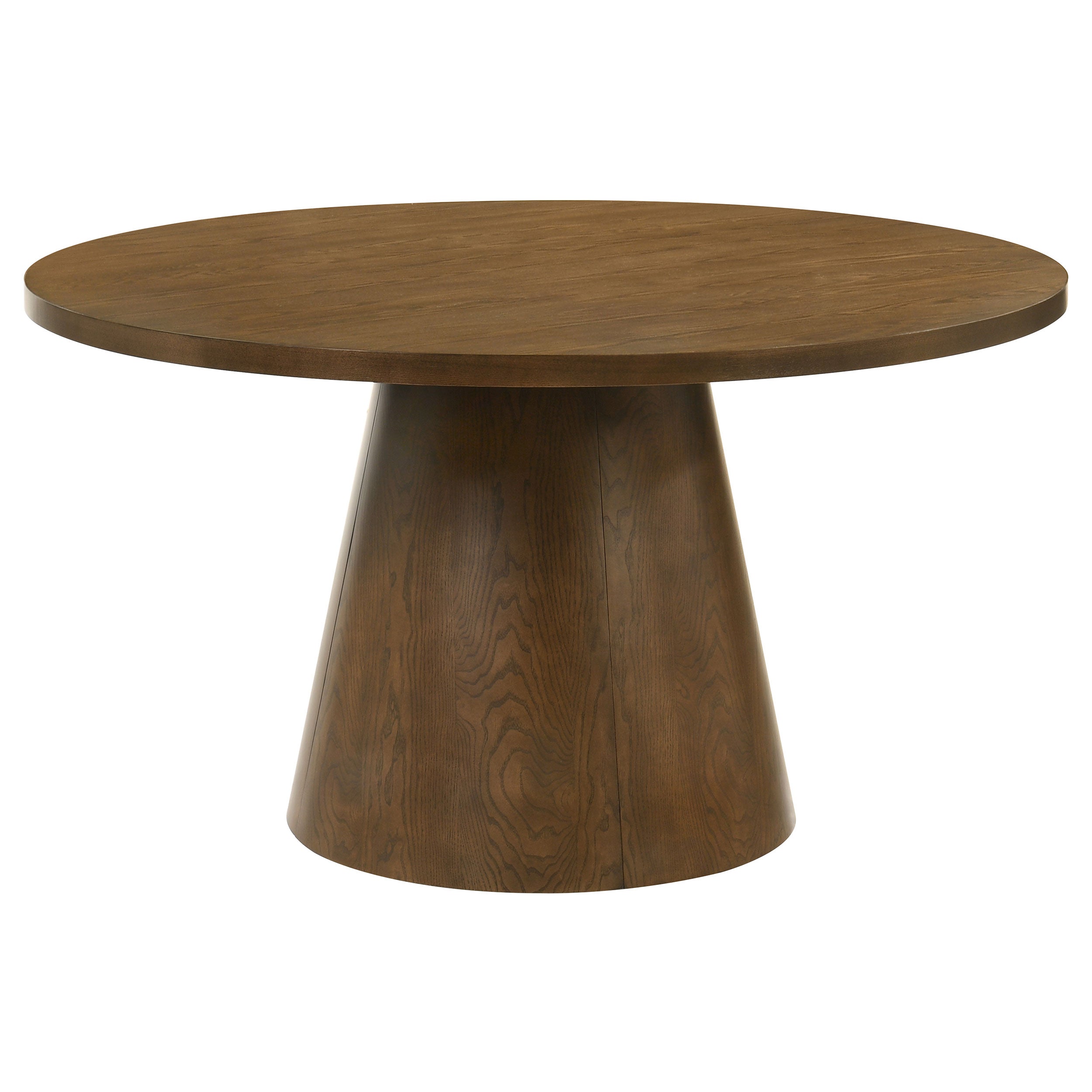 Franklin 5-piece 54-inch Round Dining Table Set Dark Brown-