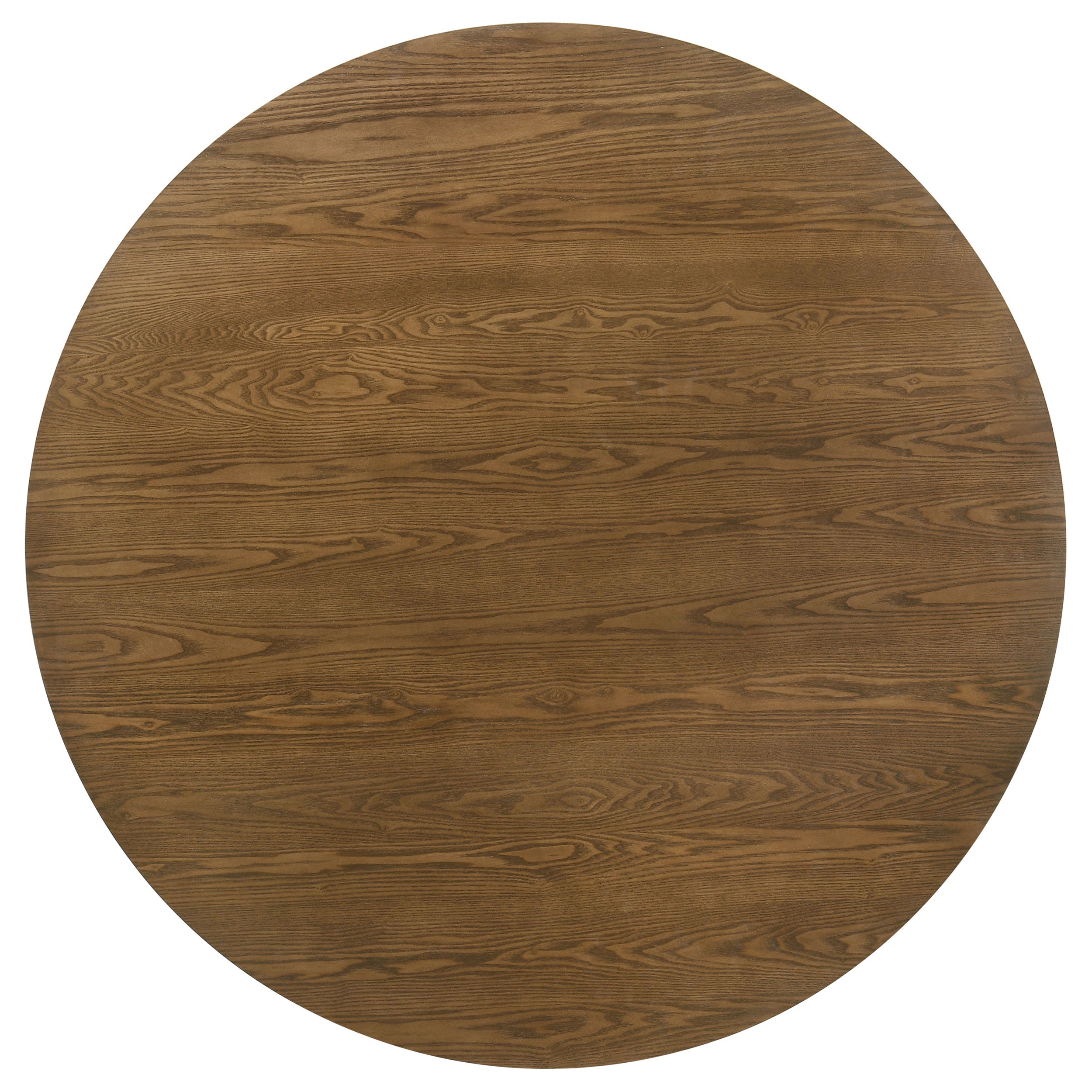 Franklin 5-piece 54-inch Round Dining Table Set Dark Brown-
