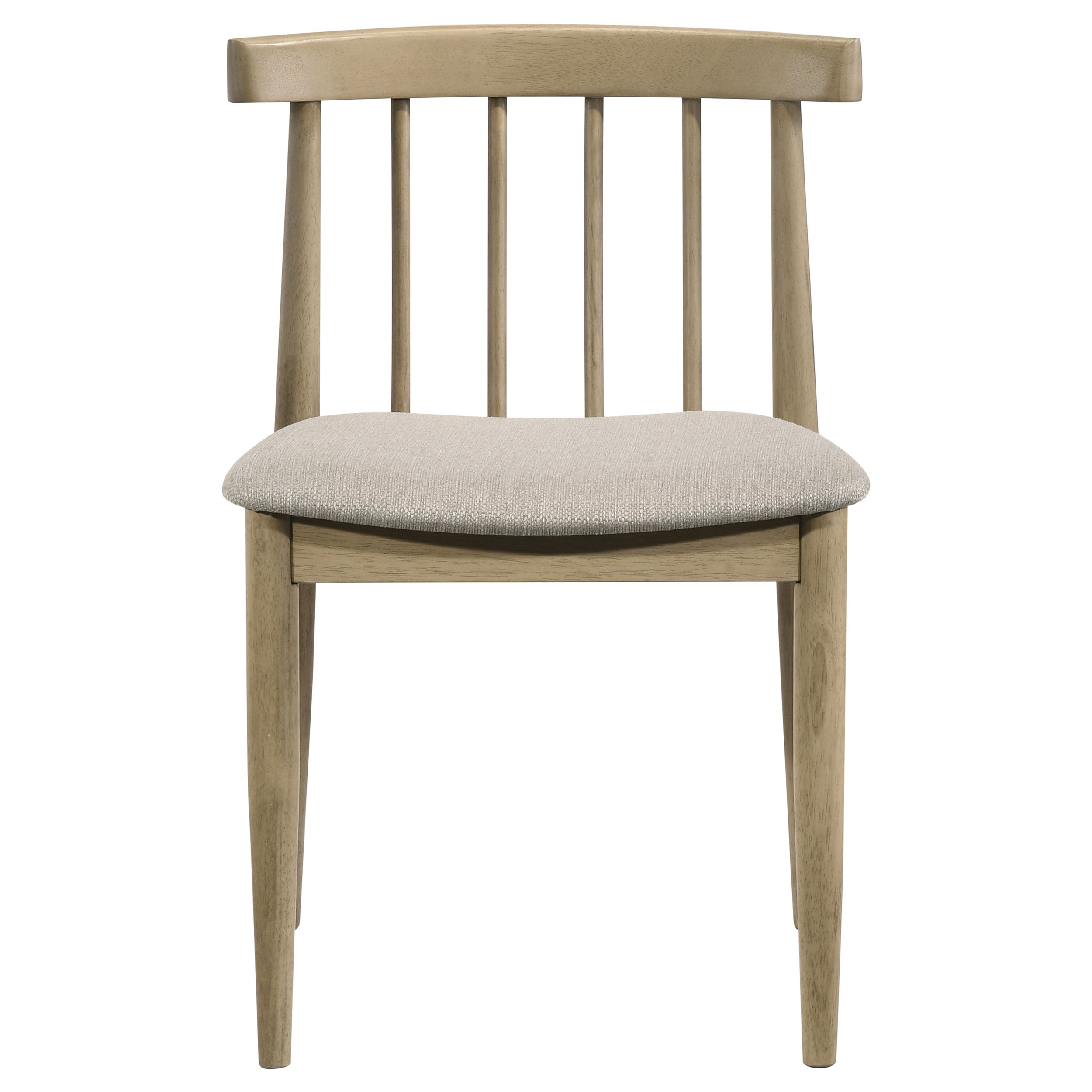 Cullen Dining Side Chair Upholstered Seat Natural Oak (Set of 2)-