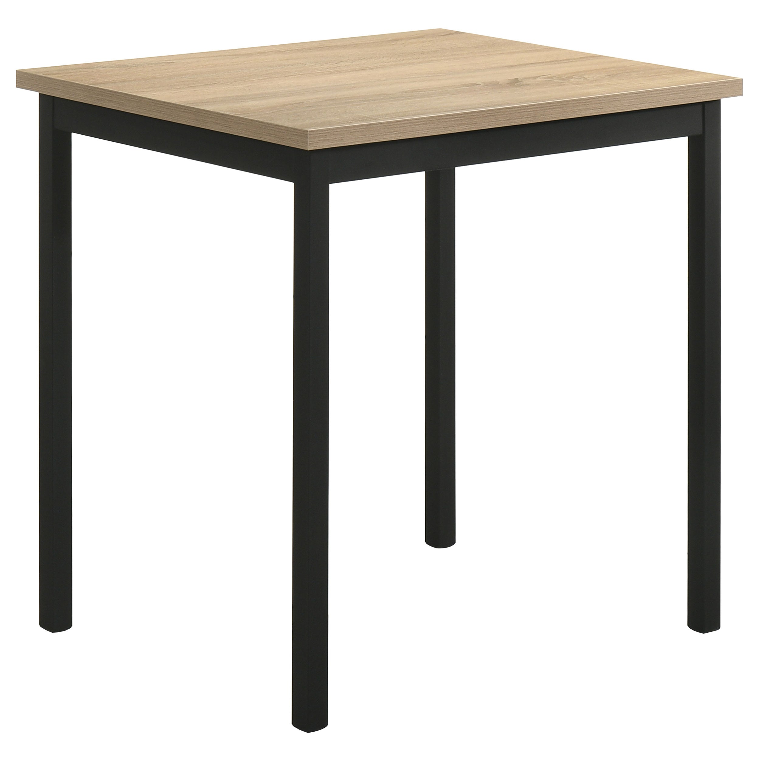 Garza 5-piece Space Saving Rectangular Dining Table Greige Oak-