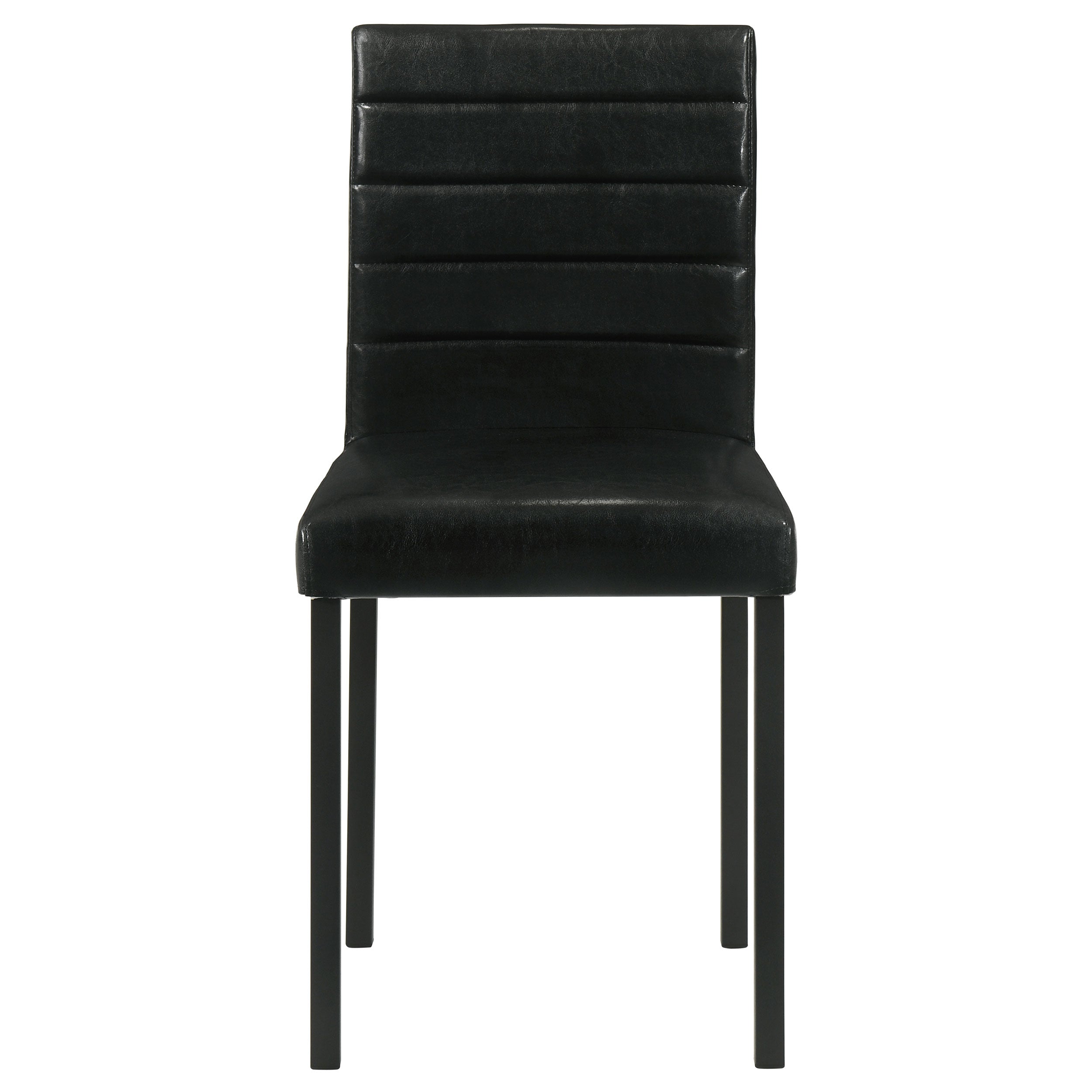 Garza Upholstered Dining Side Chair Black (Set of 4)-