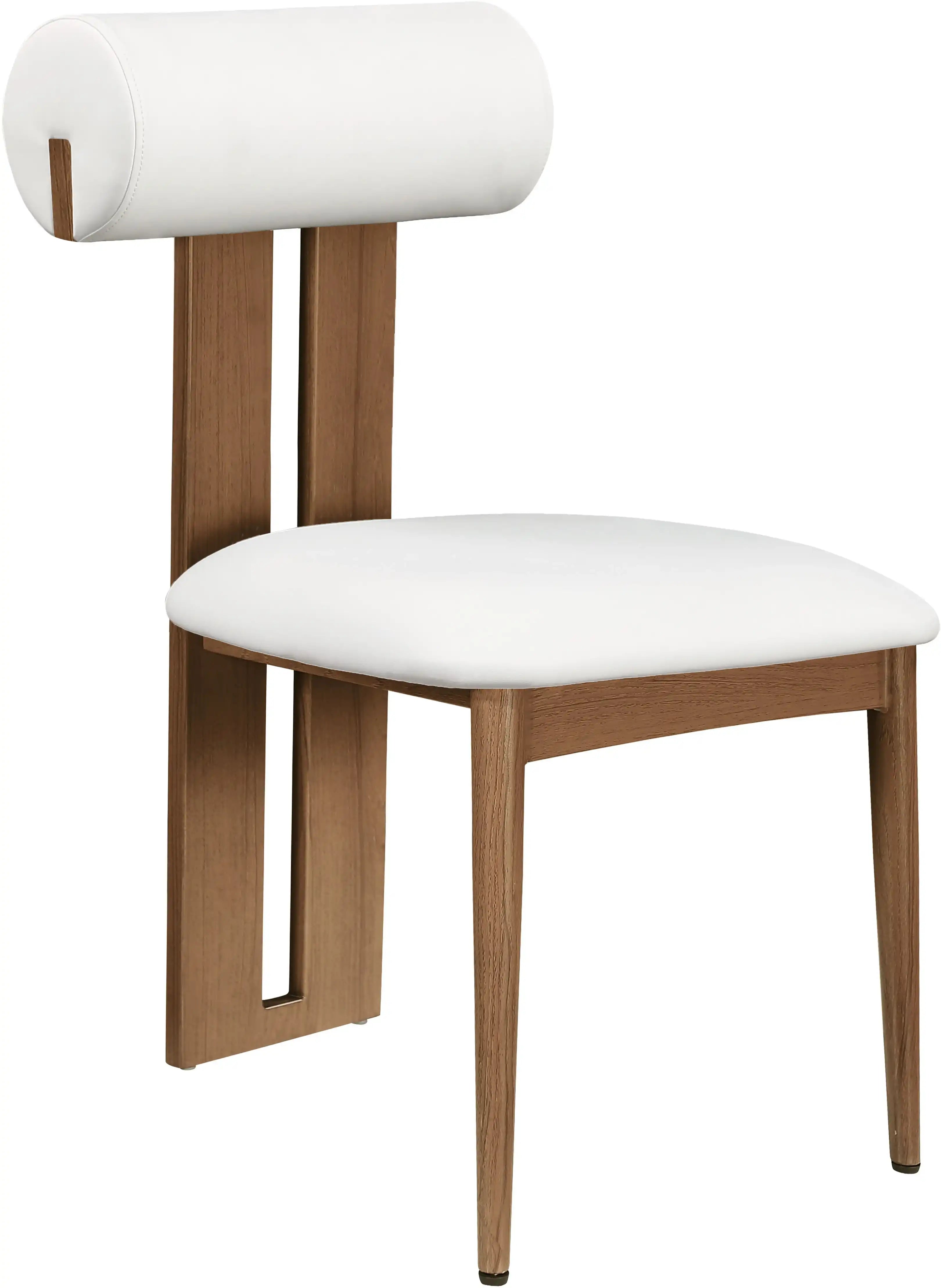 Dario - Faux Leather Dining Chair With Brown Frame (Set of 2) - Best Buy Furniture