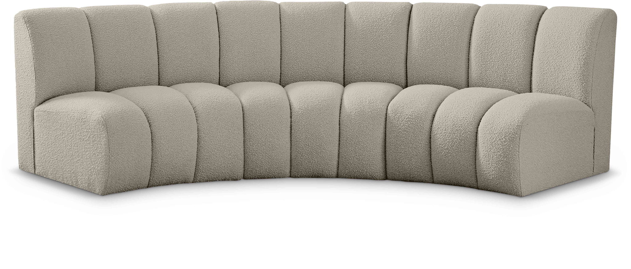 Infinity - 3 Piece Boucle Modular Sectional - Best Buy Furniture