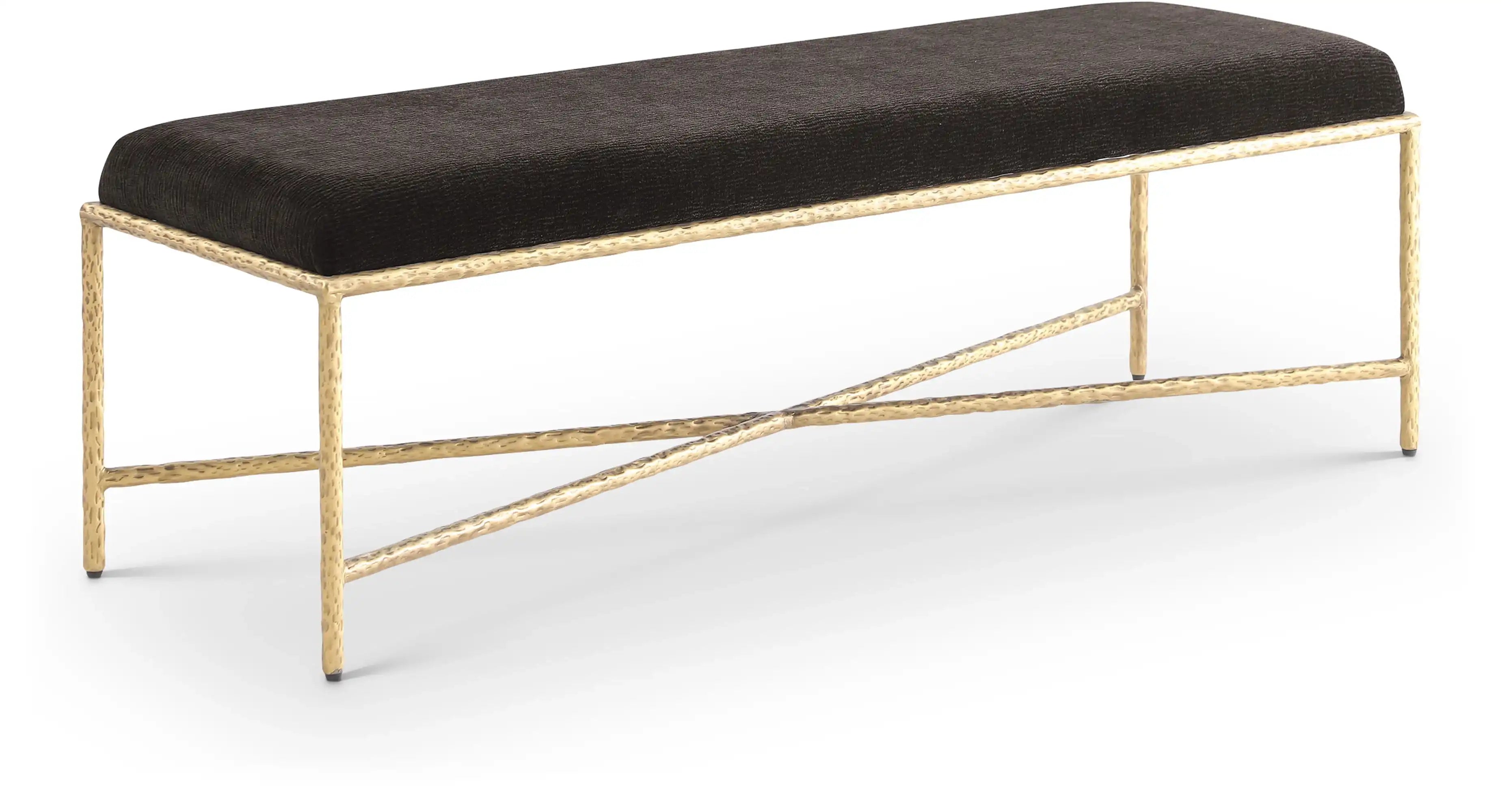 Valley - Bench With Gold Frame - Best Buy Furniture