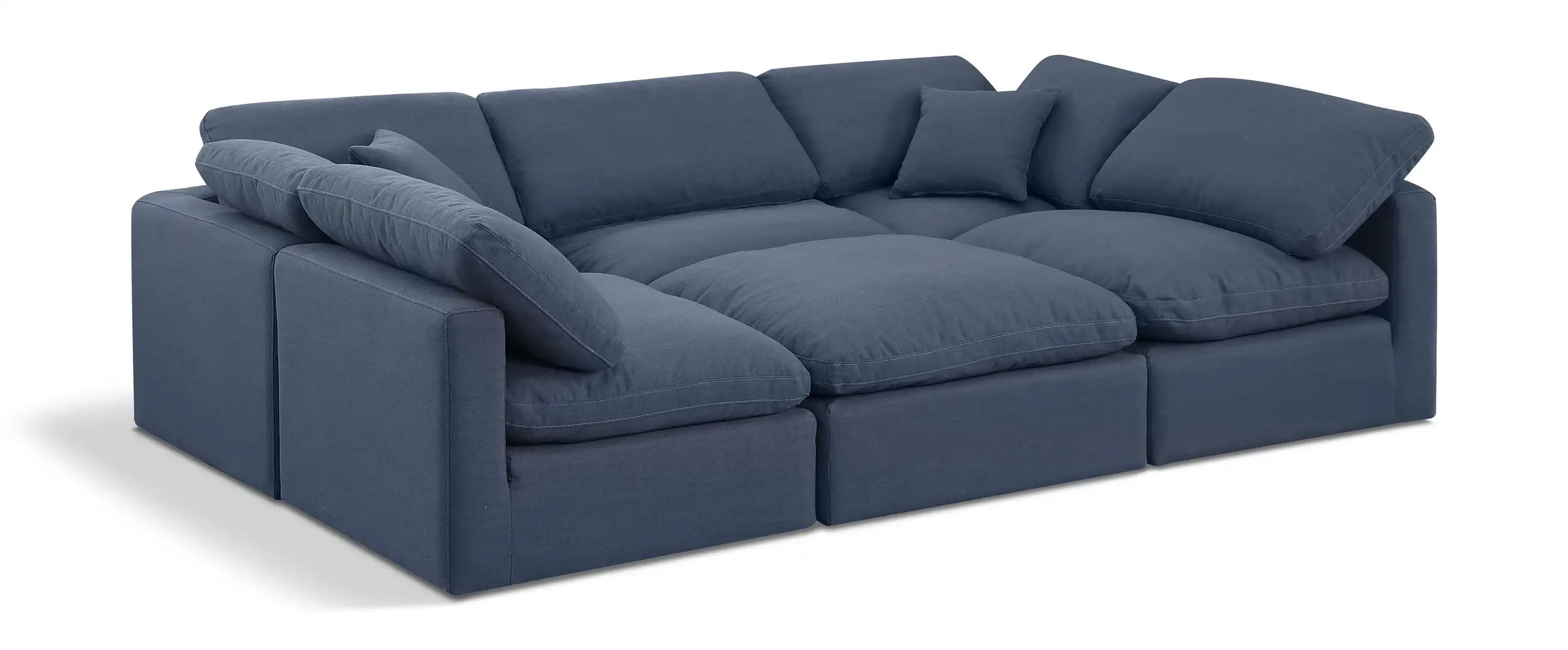 Indulge - Linen 6 Piece Modular Sectional - Best Buy Furniture