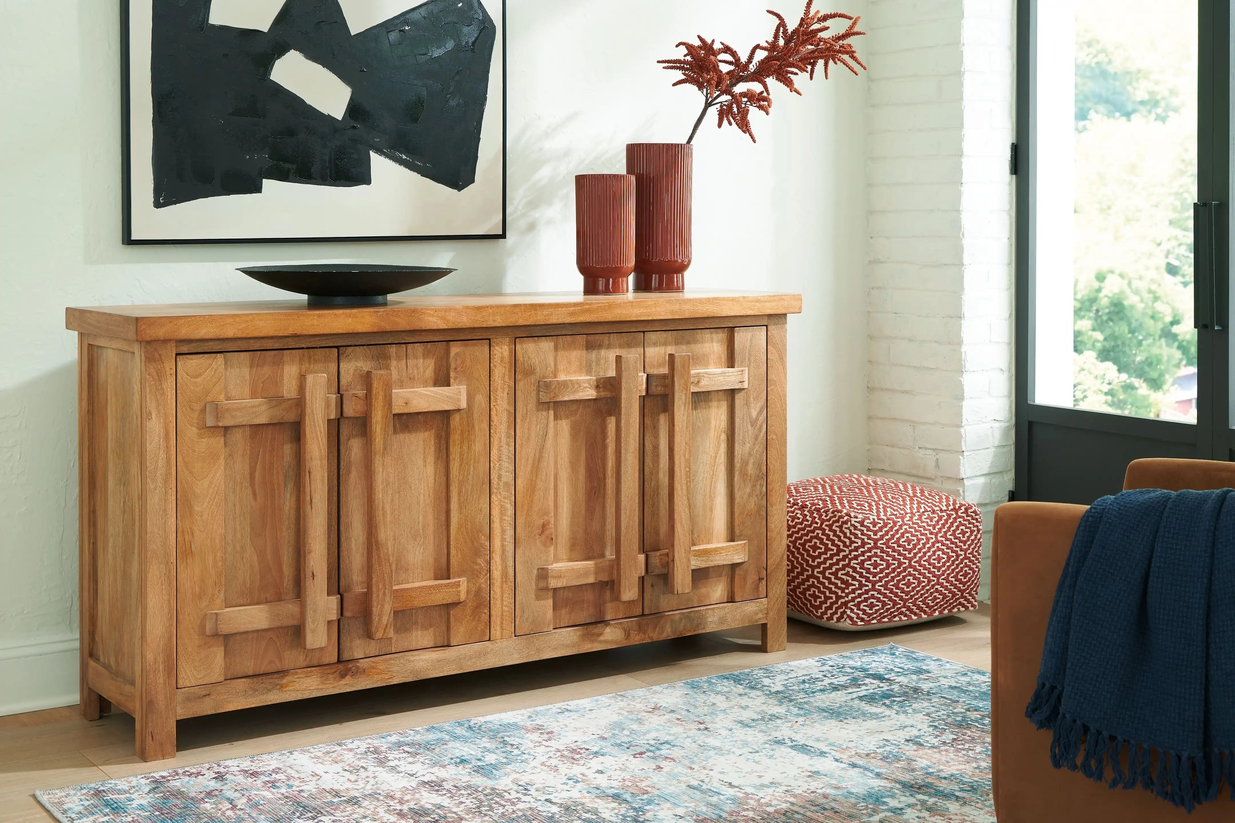 Dresor - Accent Cabinet - Natural - Best Buy Furniture