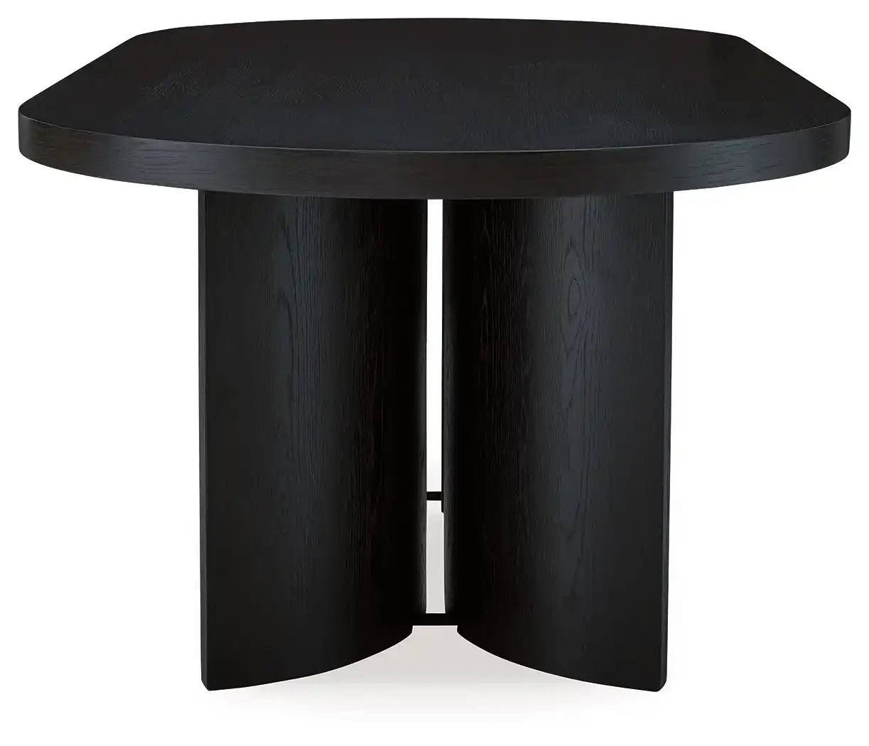 Rowanbeck - Oval Dining Room Table - Black - Best Buy Furniture