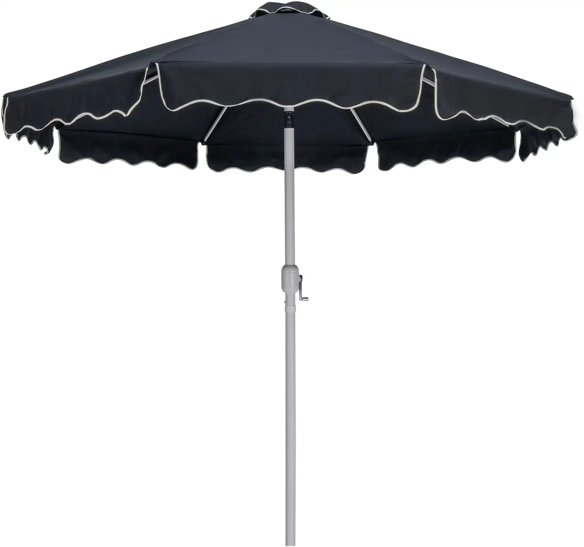 Amalfi - Aluminum Patio Umbrella - Light Brown Base / White Pole