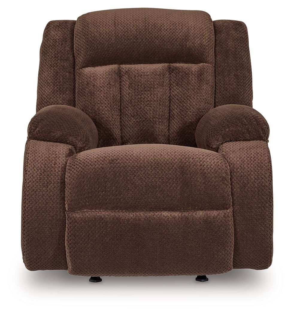 Free Wake - Power Rocker Recliner - Chocolate - Best Buy Furniture