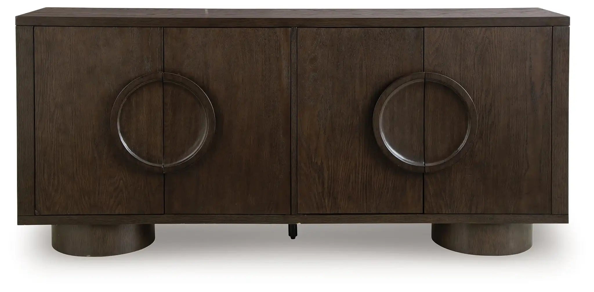 Veeda - Accent Cabinet - Dark Brown - Best Buy Furniture