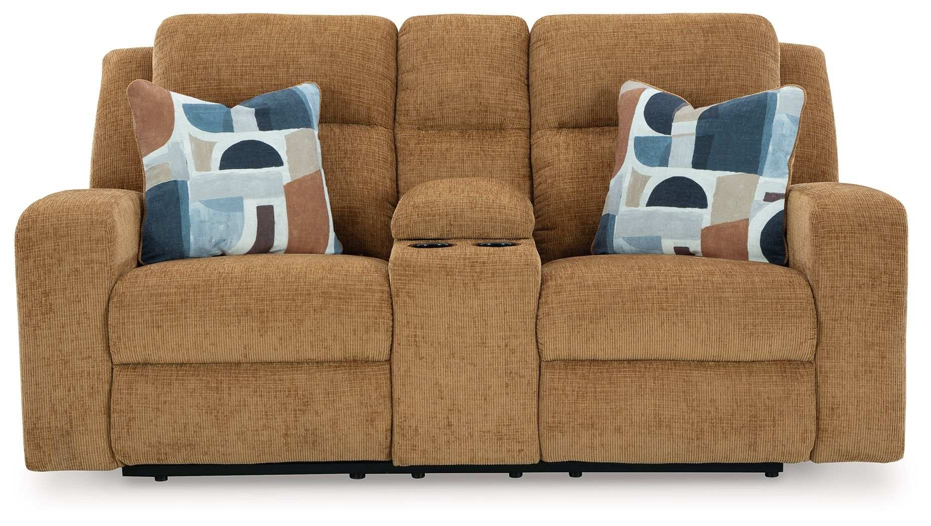 Kanlow - Dbl Reclining Loveseat With Console - Best Buy Furniture