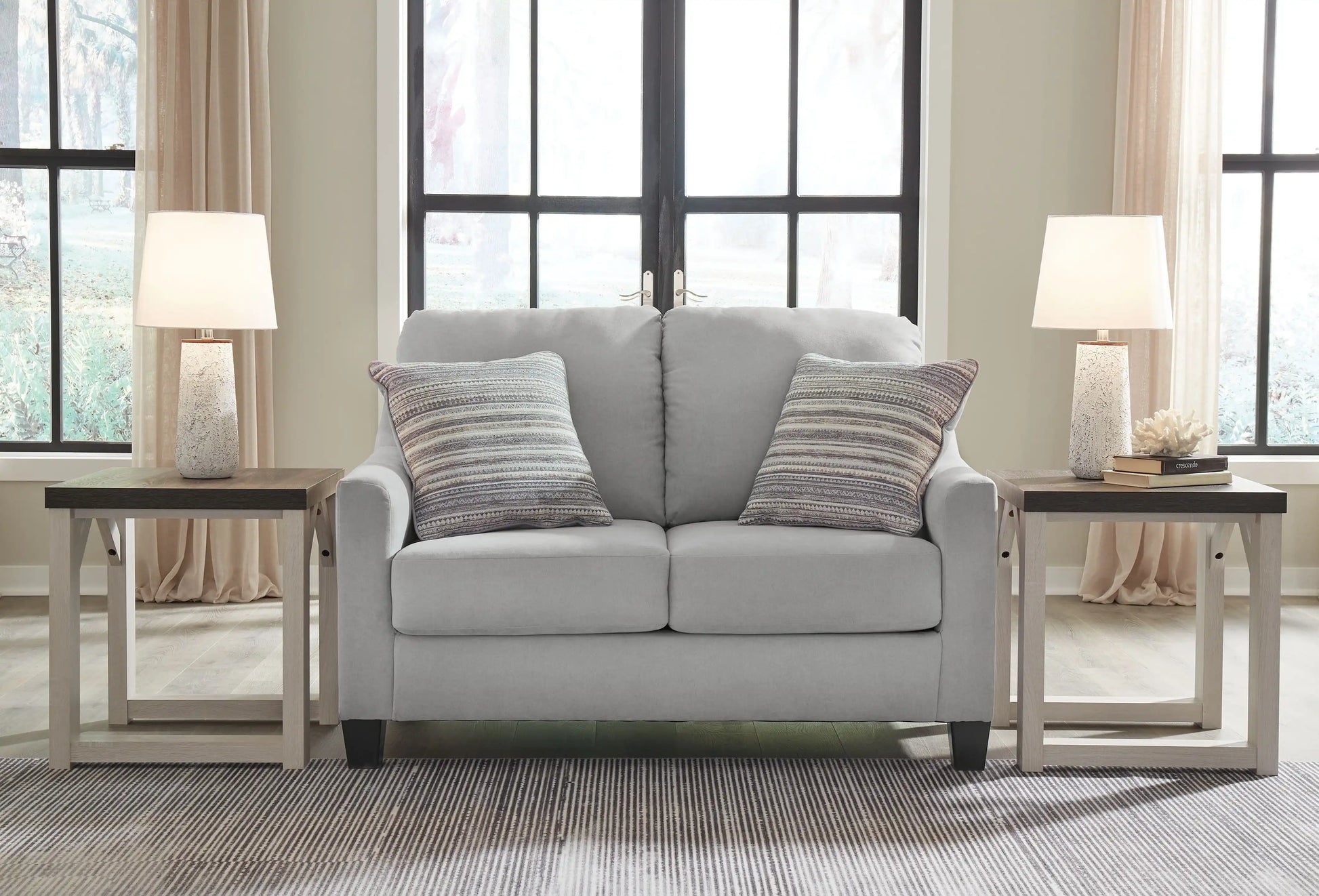 Adlai - Loveseat - Shadow - Best Buy Furniture