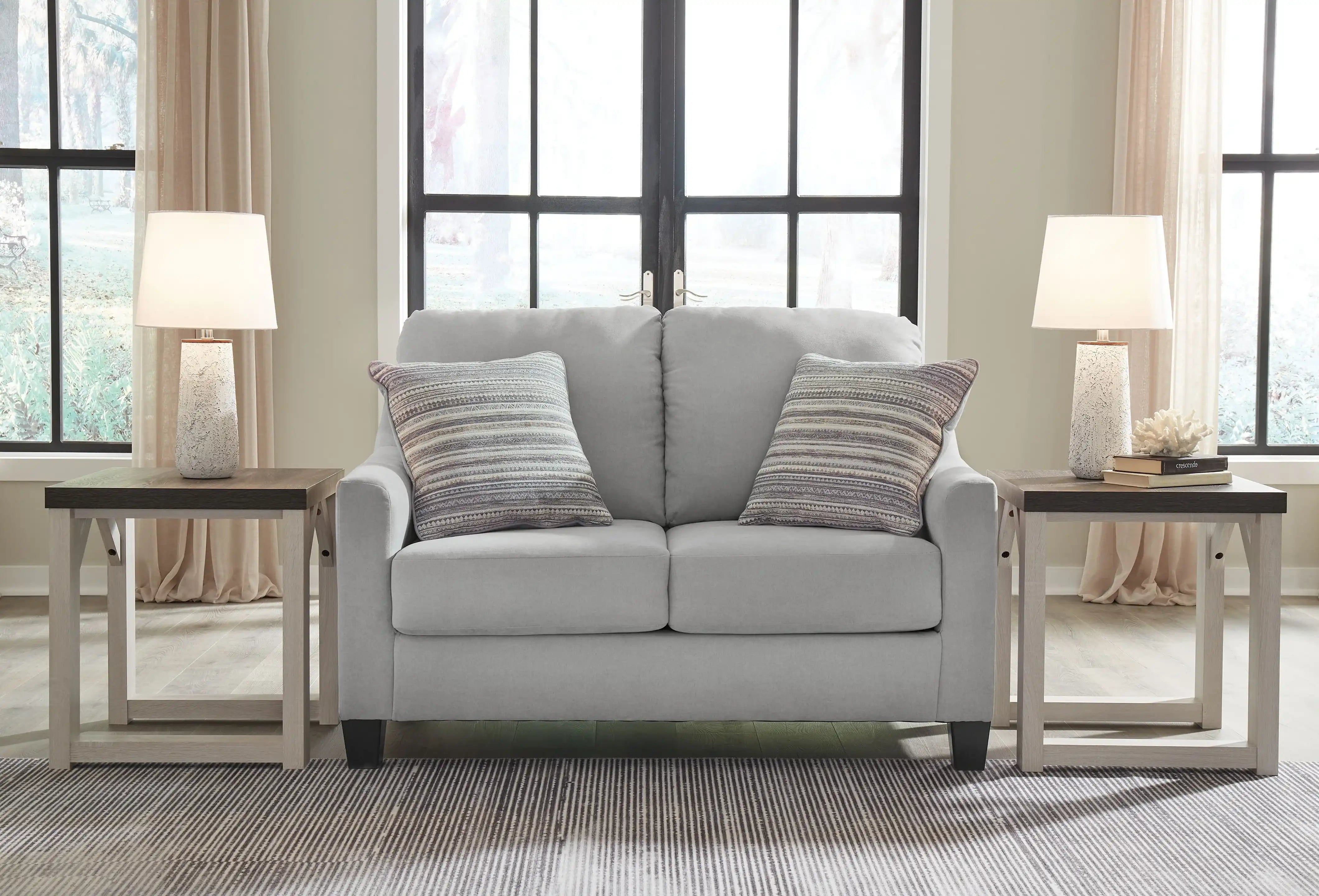 Adlai - Loveseat - Shadow - Best Buy Furniture