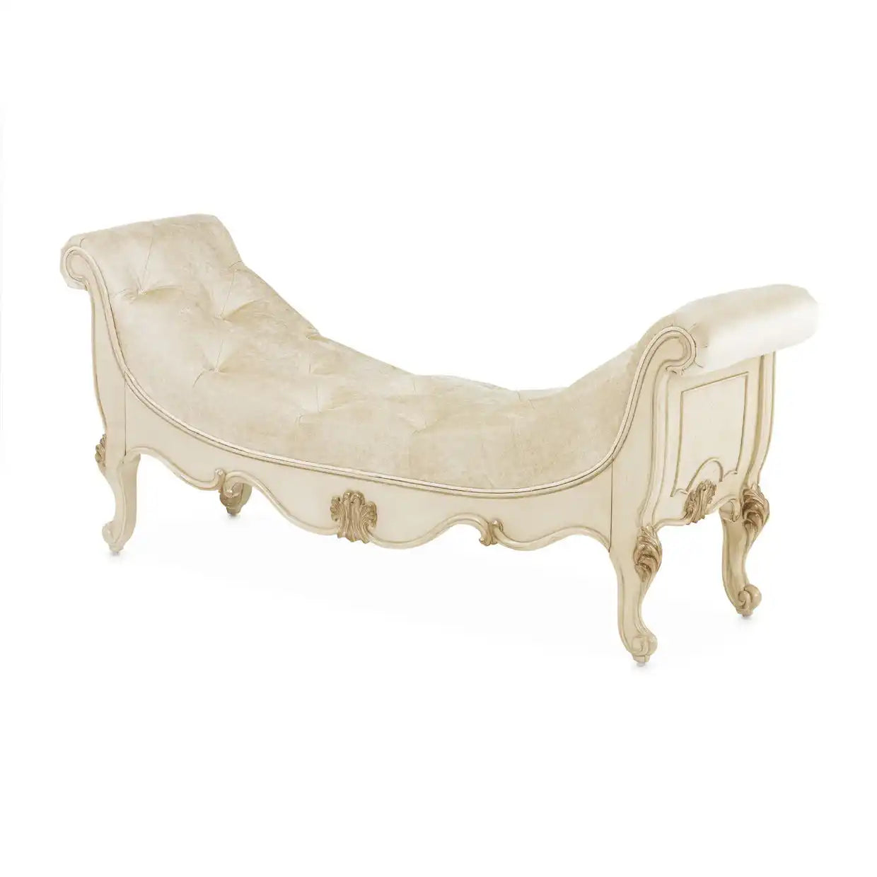 Platine de Royale - Non-Storage Bed Bench - Champagne - Best Buy Furniture