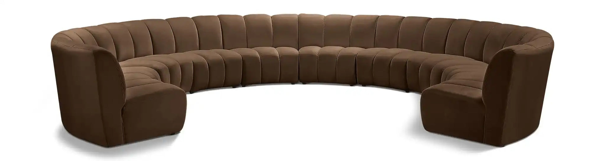 Infinity - 10 Piece Velvet Modular Sectional - Best Buy Furniture