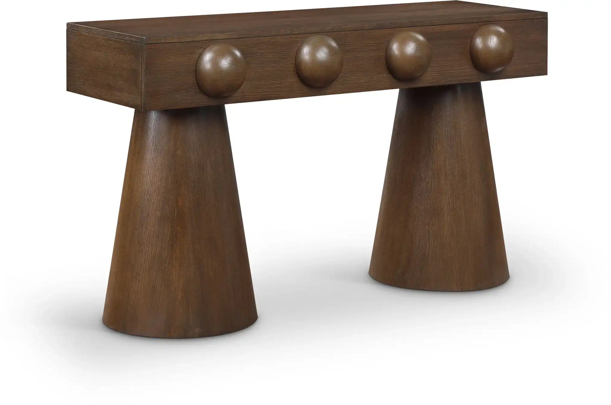 Bracciano - Oak Veneer Console Table - Best Buy Furniture