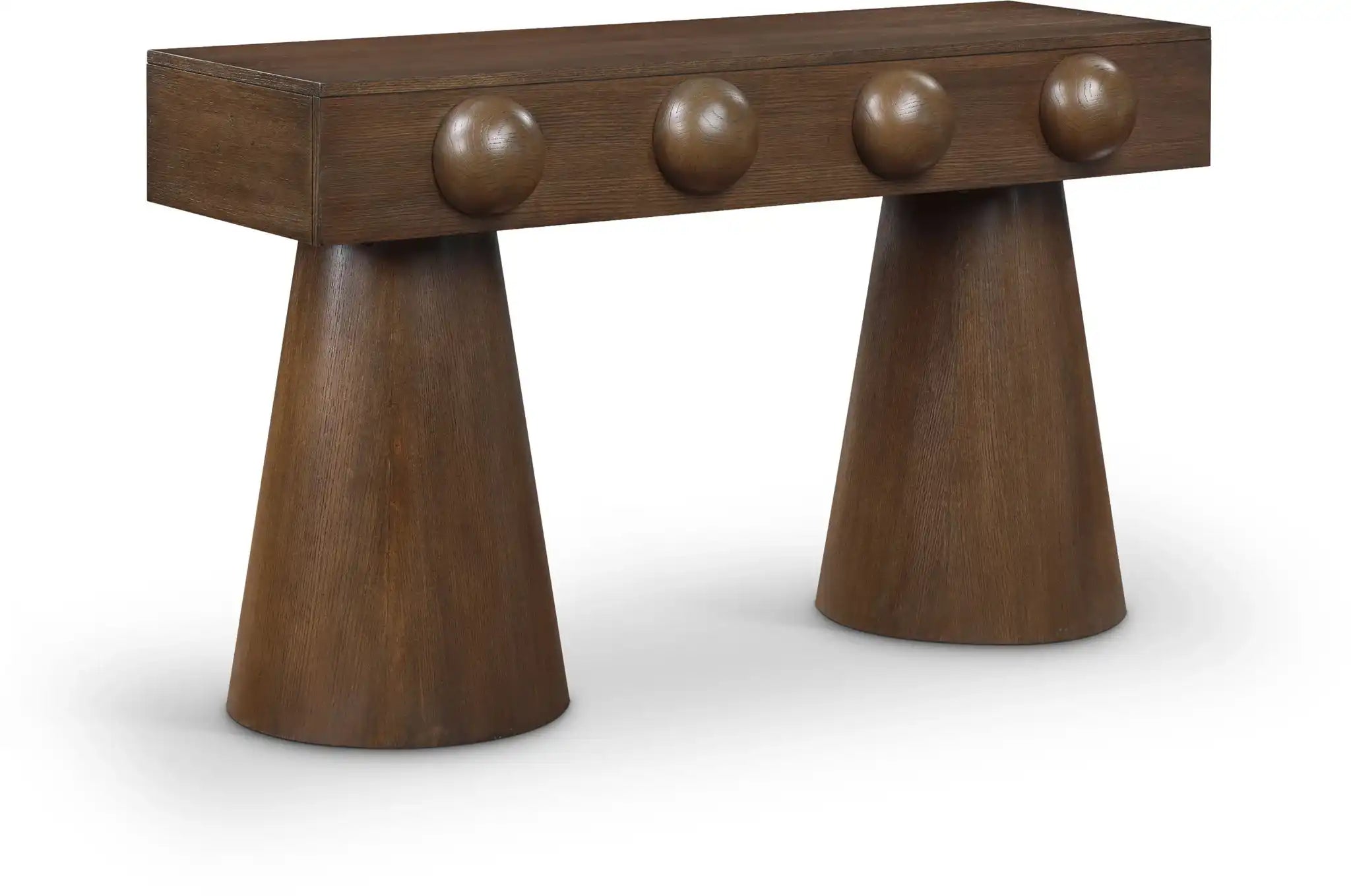 Bracciano - Oak Veneer Console Table - Best Buy Furniture