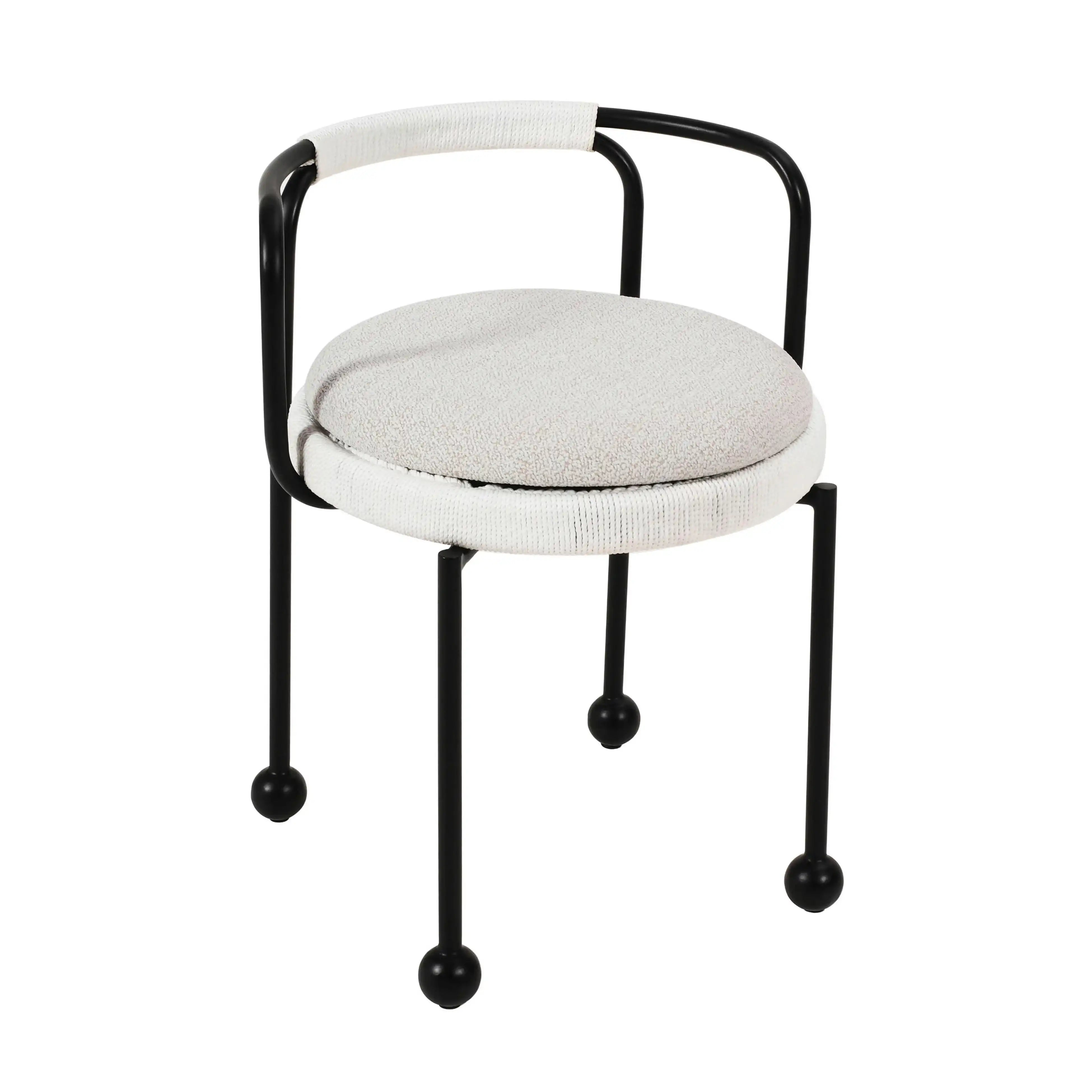 Pansy - Outdoor Dining Chair - Cream - Best Buy Furniture