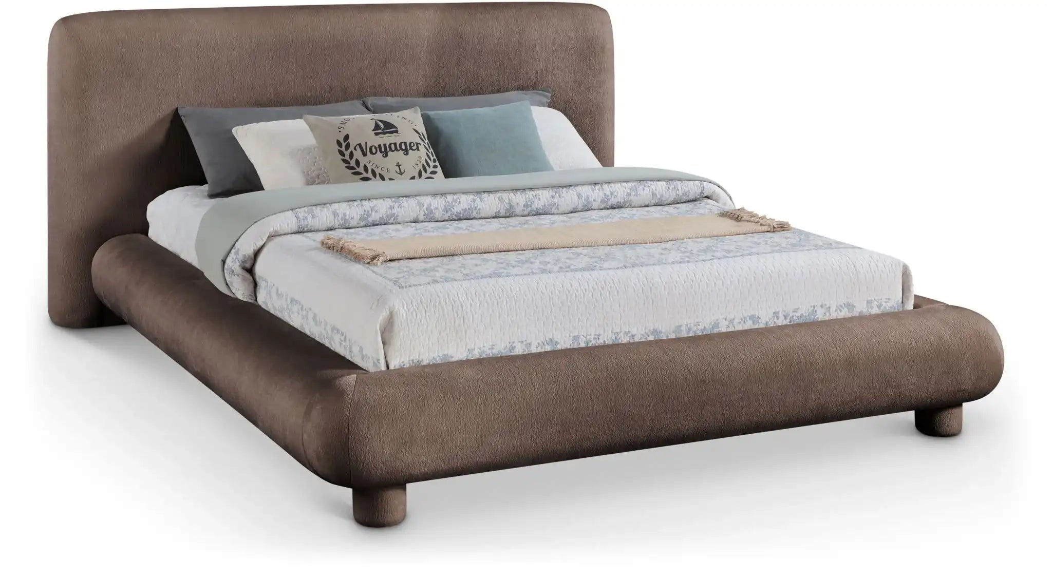 Blair - Chenille Upholstered Bed - Best Buy Furniture