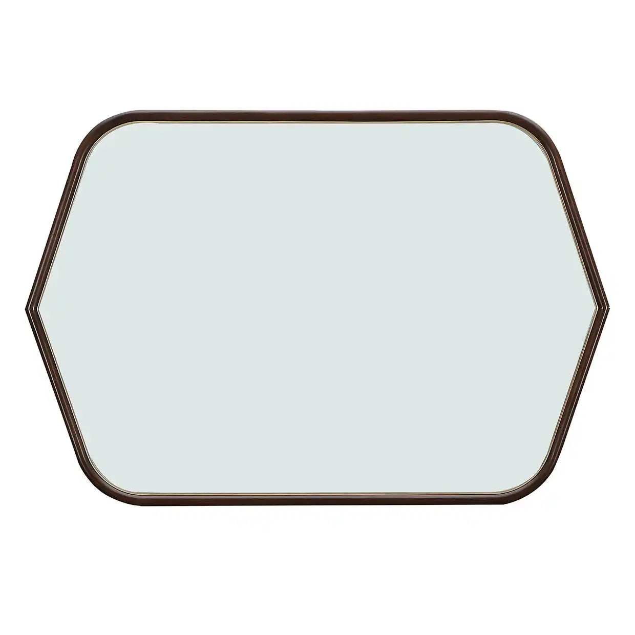 Houston - Wall Mirror - Walnut - Best Buy Furniture