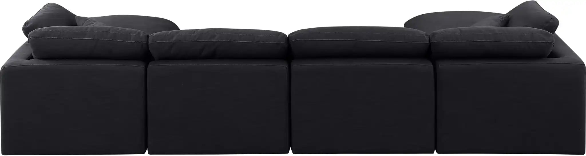 Indulge - Linen 6 Piece Modular Double Chaise Sectional