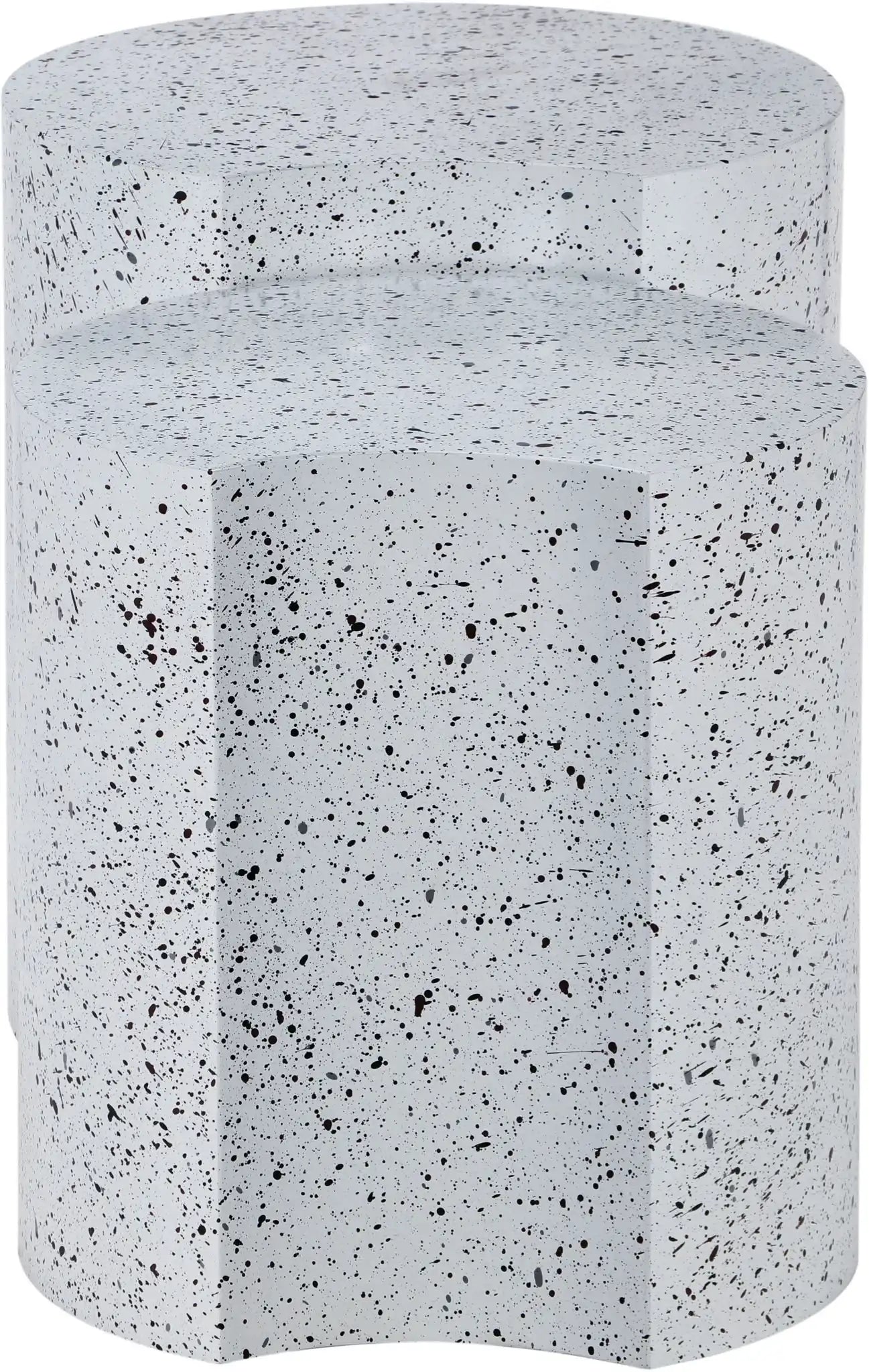 Dimple - Modular End Table - Terazzo Finish