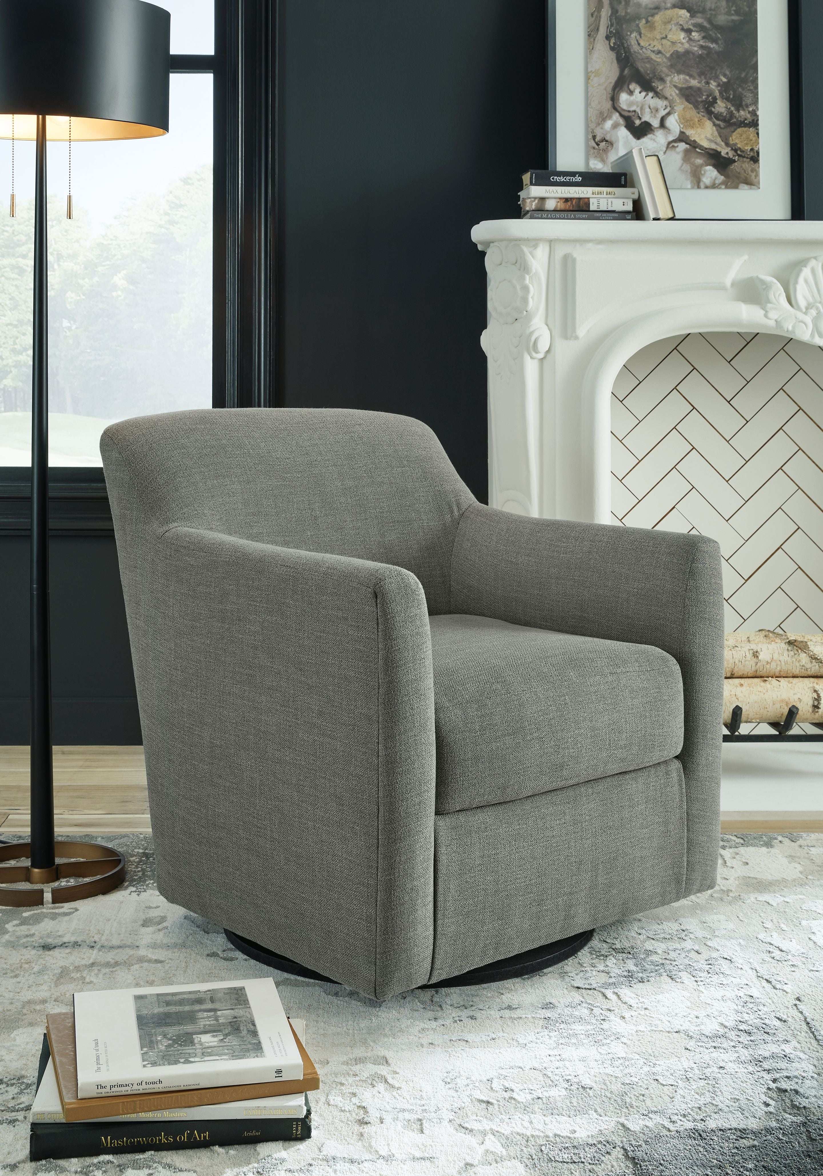 Bradney - Swivel Accent Chair - Best Buy Furniture