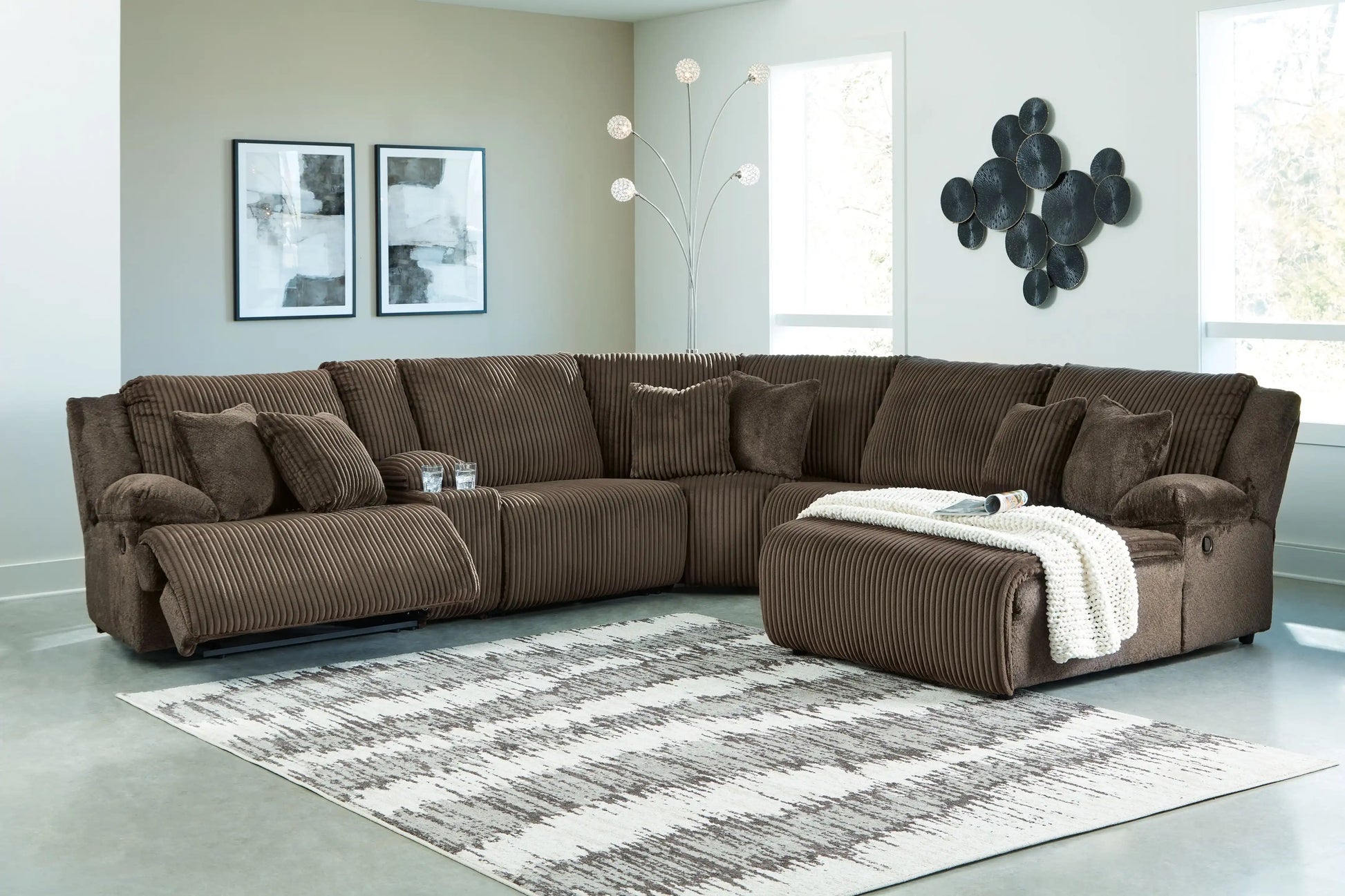Top Tier - Reclining Sectional - Best Buy Furniture