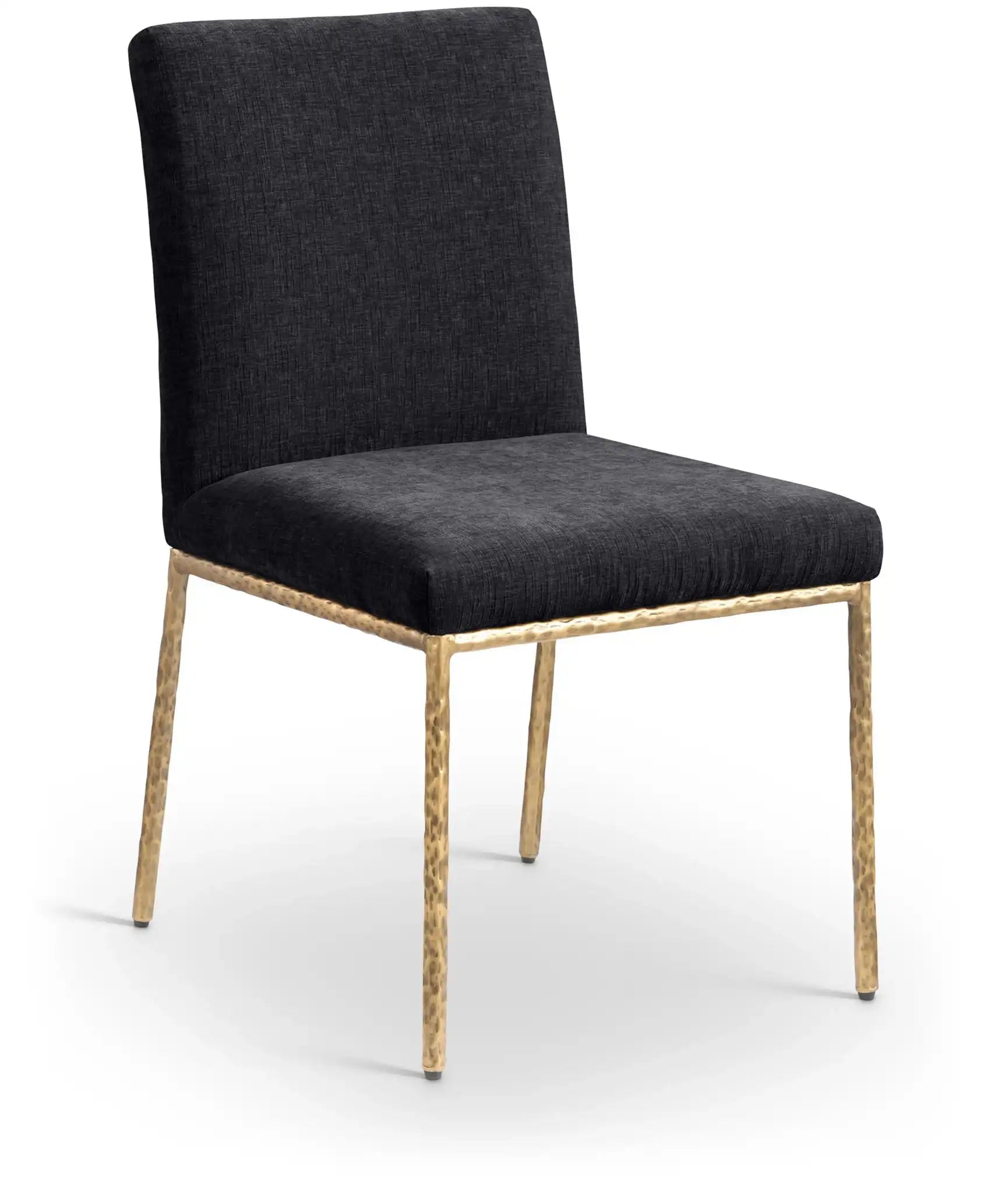 Reeves - Dining Side Chair (Set of 2) - Gold Base - Best Buy Furniture