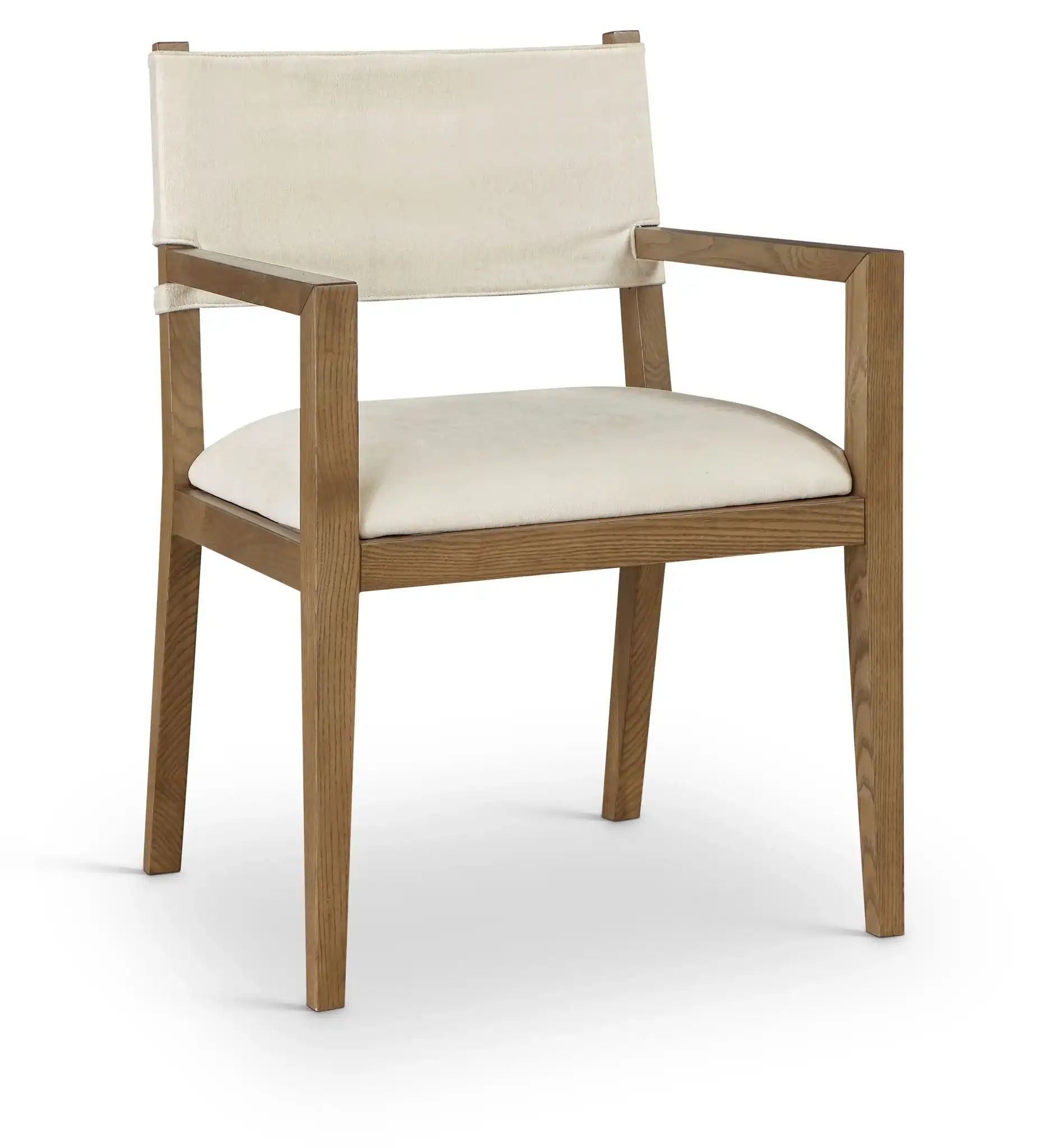 Avon - Linen Textured Performance Fabric Dining Arm Chair - Best Buy Furniture