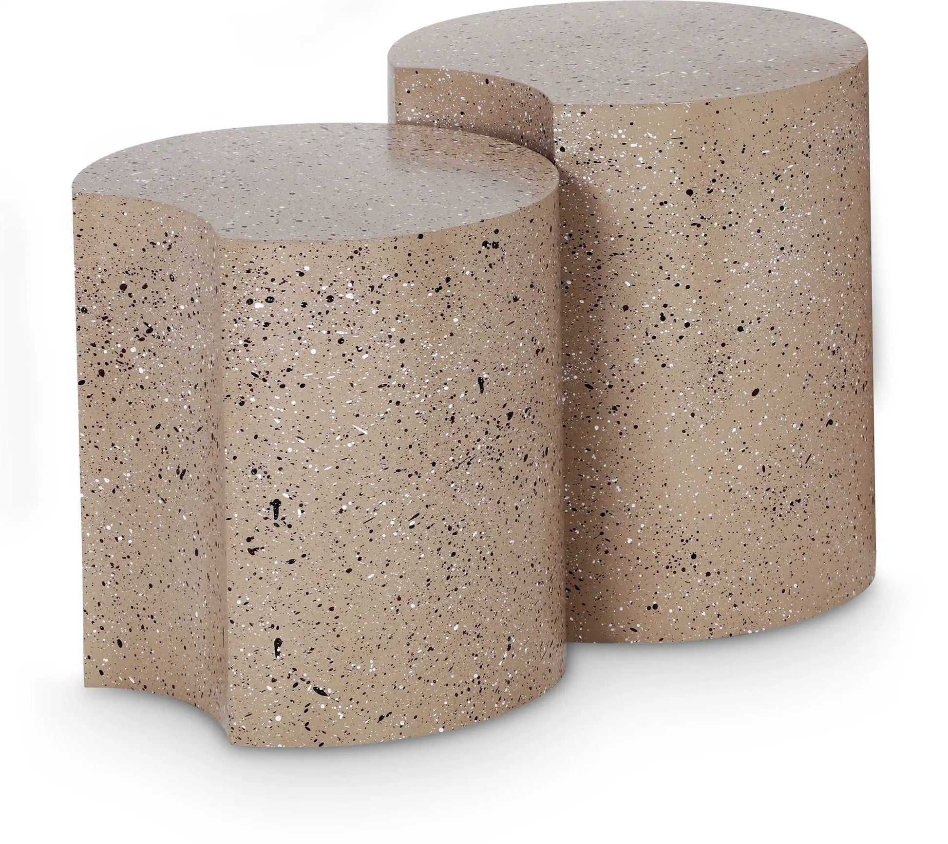 Dimple - Modular End Table - Terazzo Finish - Best Buy Furniture