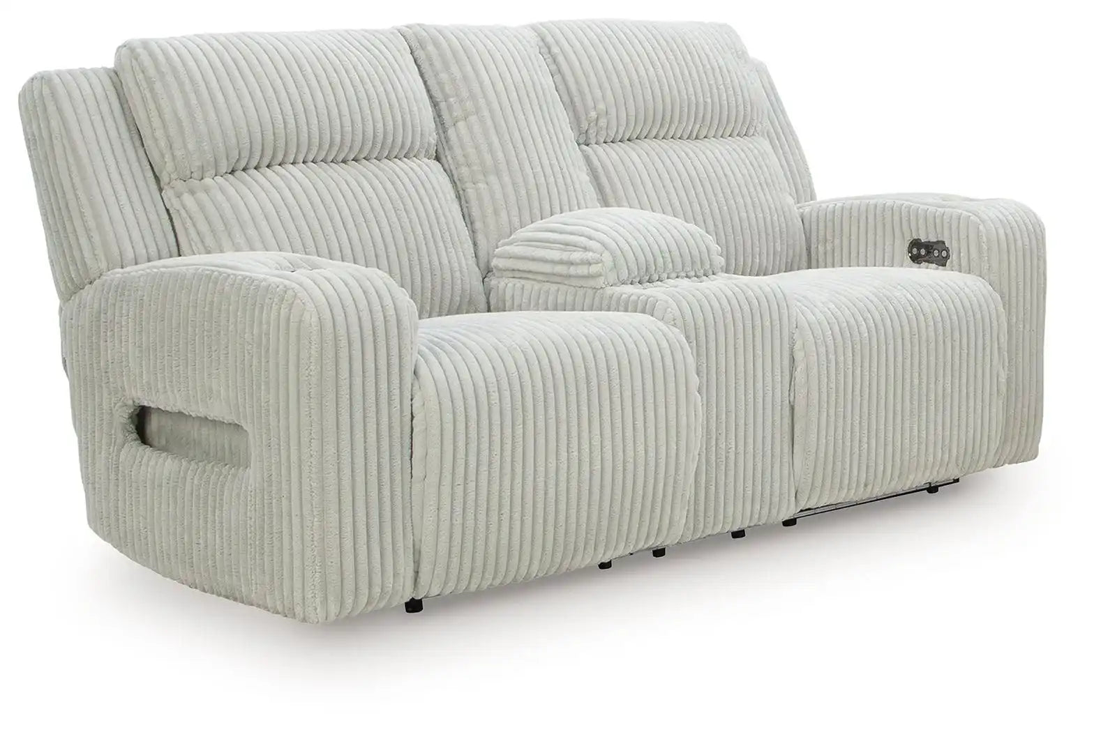 Forest Lake - Power Reclining Loveseat With Console / Adj Headrest - Best Buy Furniture