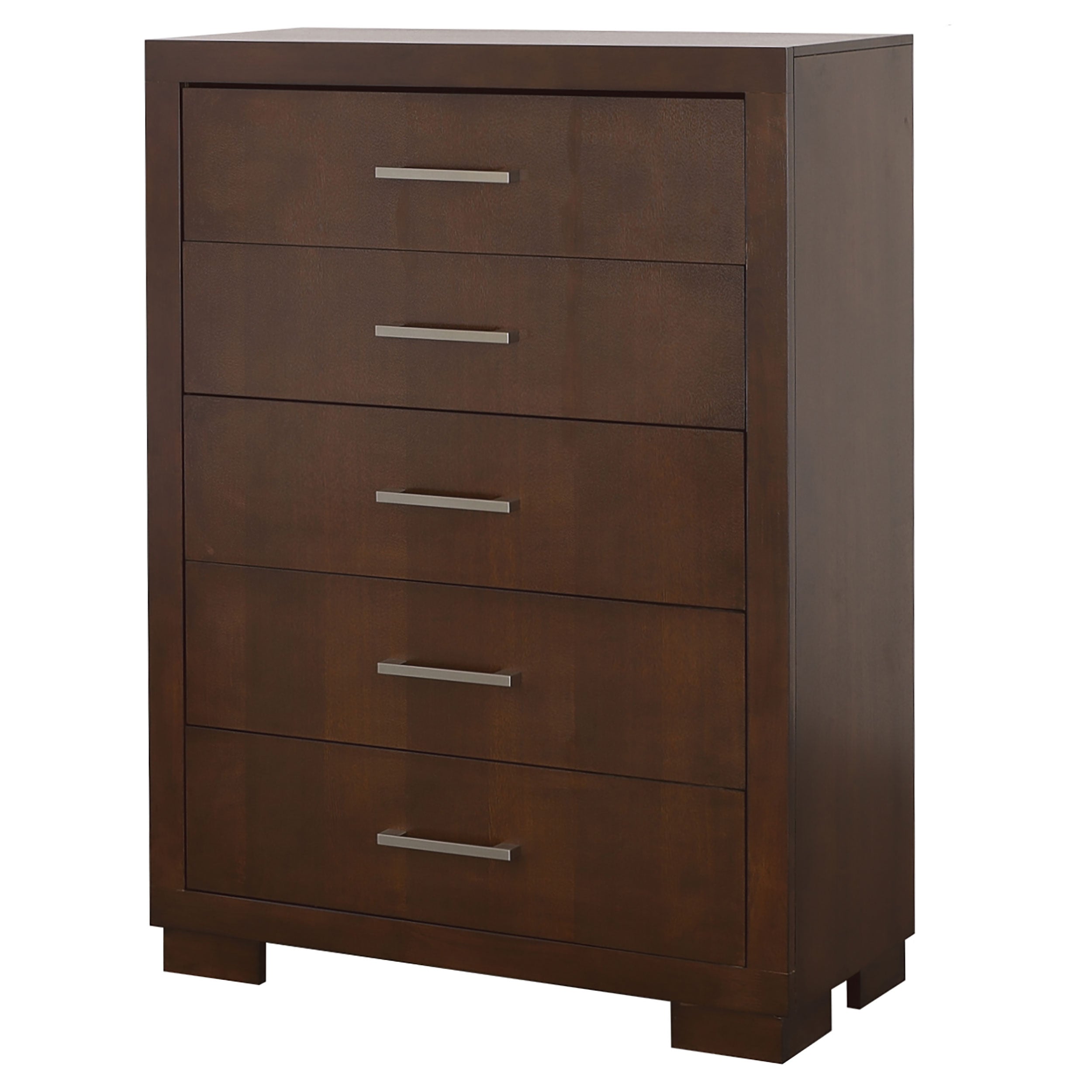 Jessica 5-drawer Bedroom Chest Cappuccino-CoasterEssence