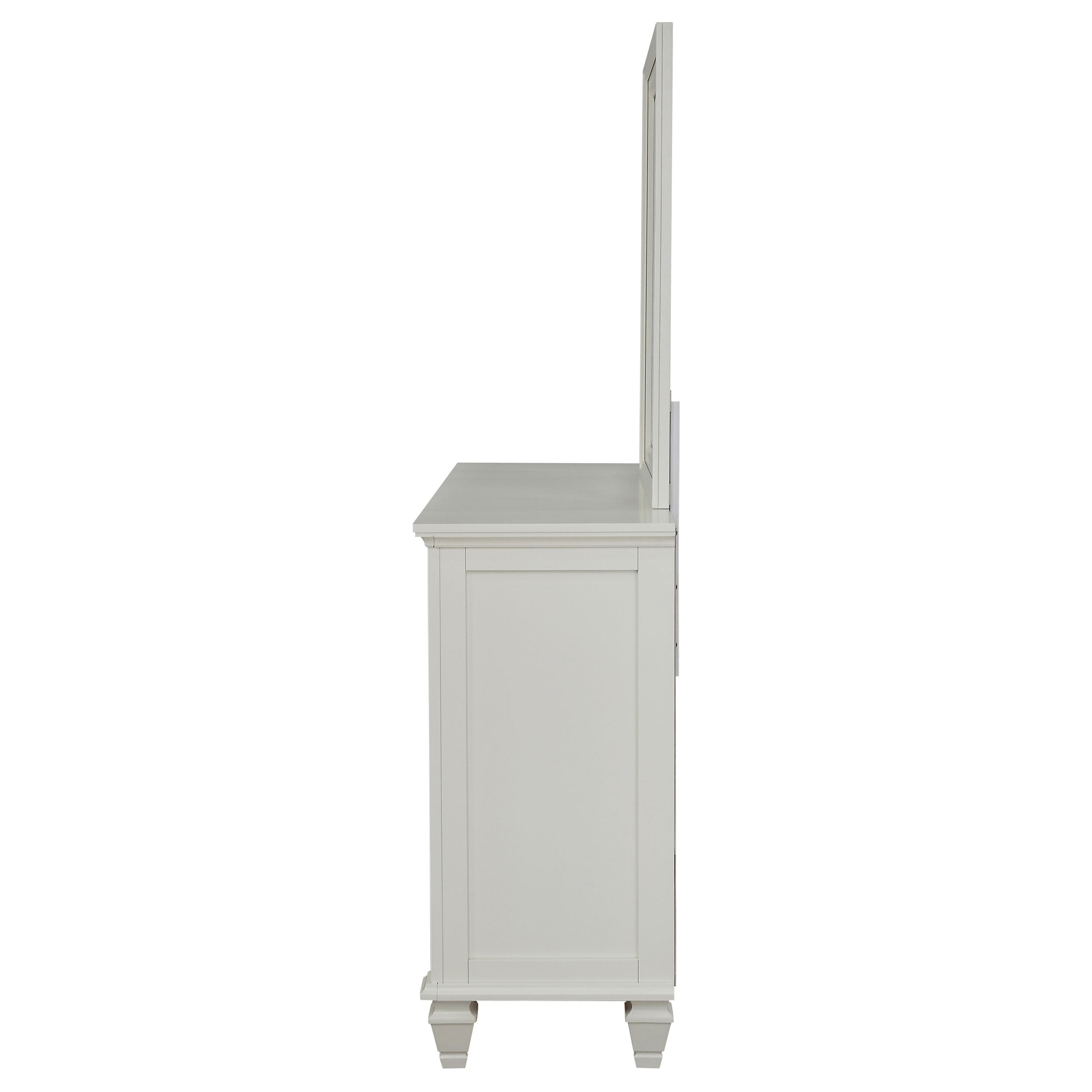 Sandy Beach 11-drawer Dresser with Mirror Cream White-CoasterEssence