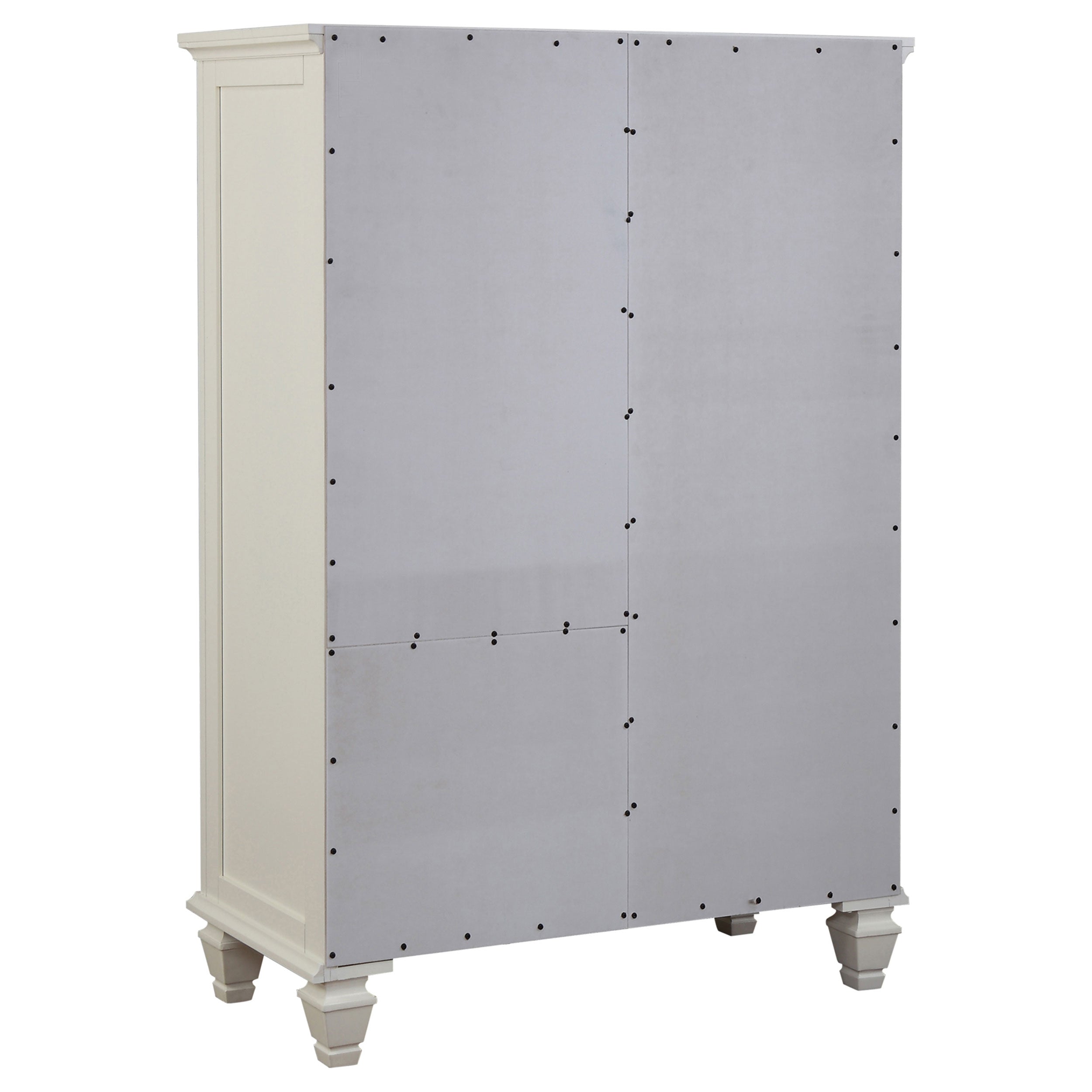 Sandy Beach 8-drawer Door Chest Cream White-CoasterEssence