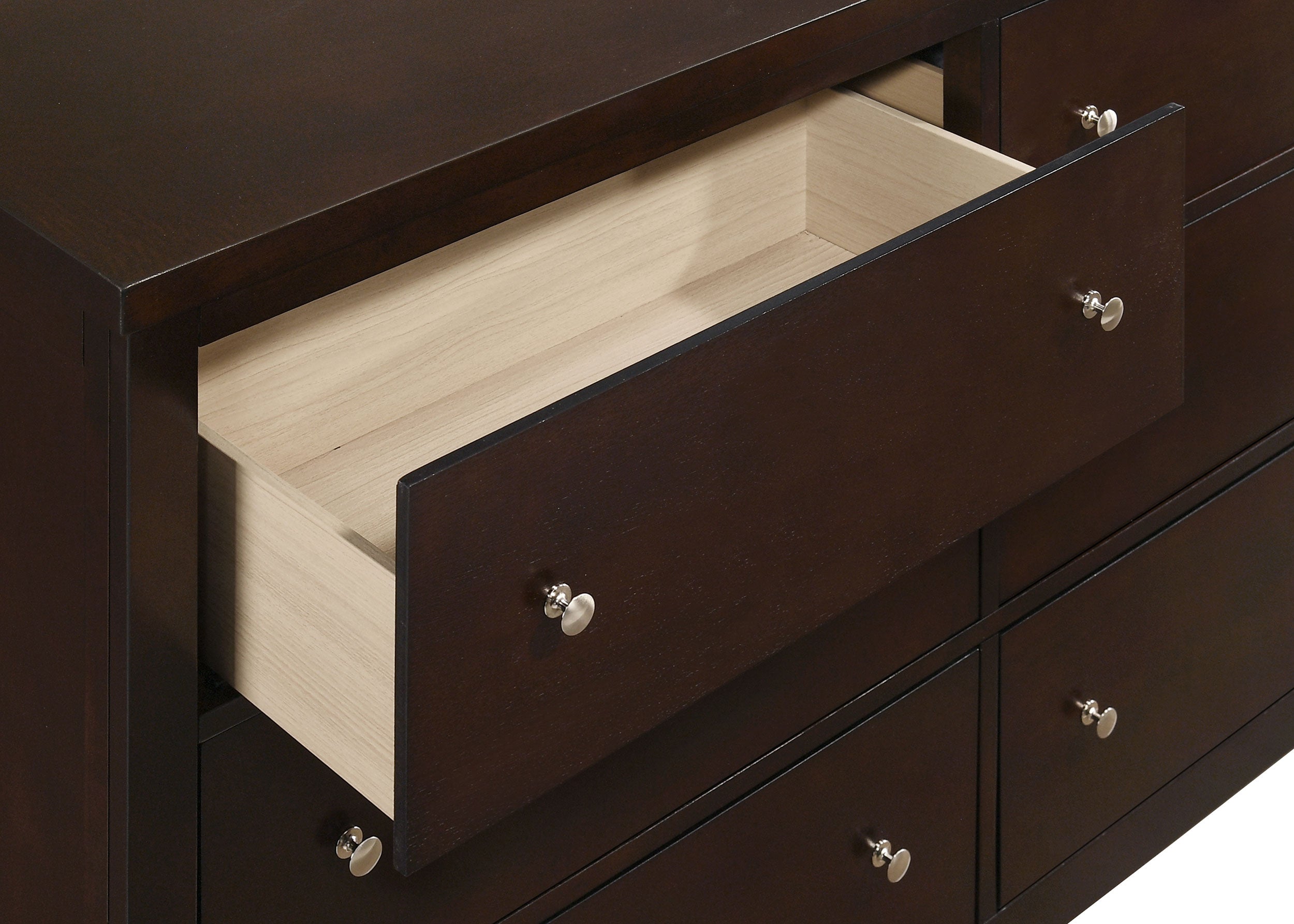 Carlton 6-drawer Dresser with Mirror Cappuccino-CoasterEveryday