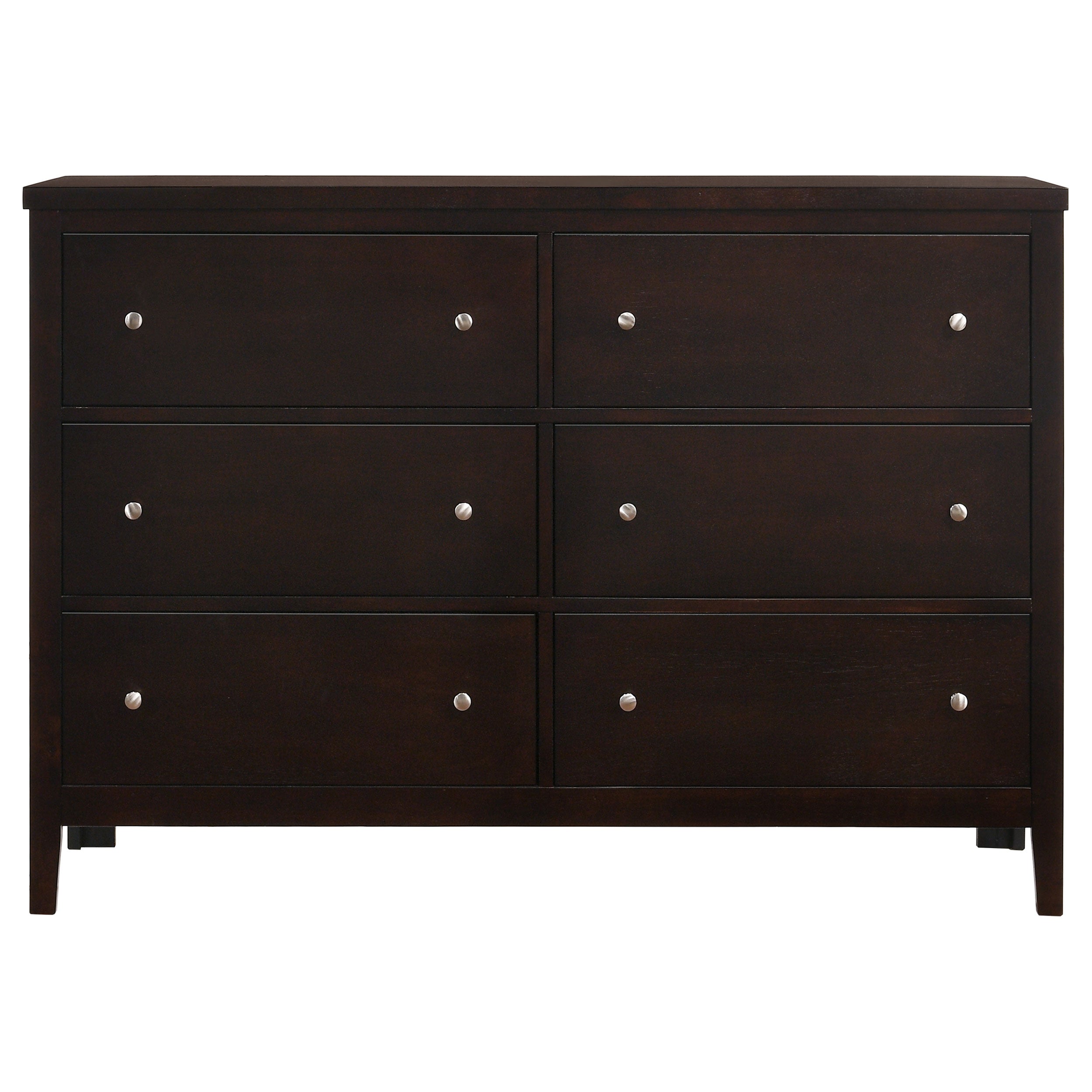 Carlton 6-drawer Dresser Cappuccino-CoasterEveryday